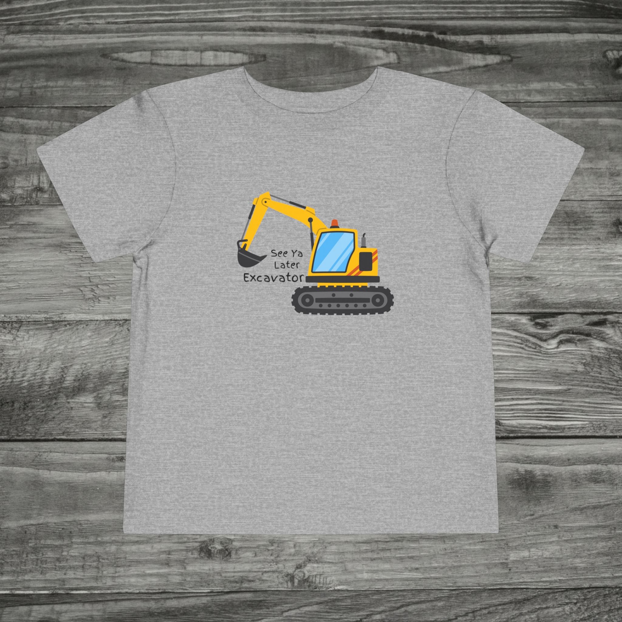 Excavator Toddler Tee | Construction Truck Shirt