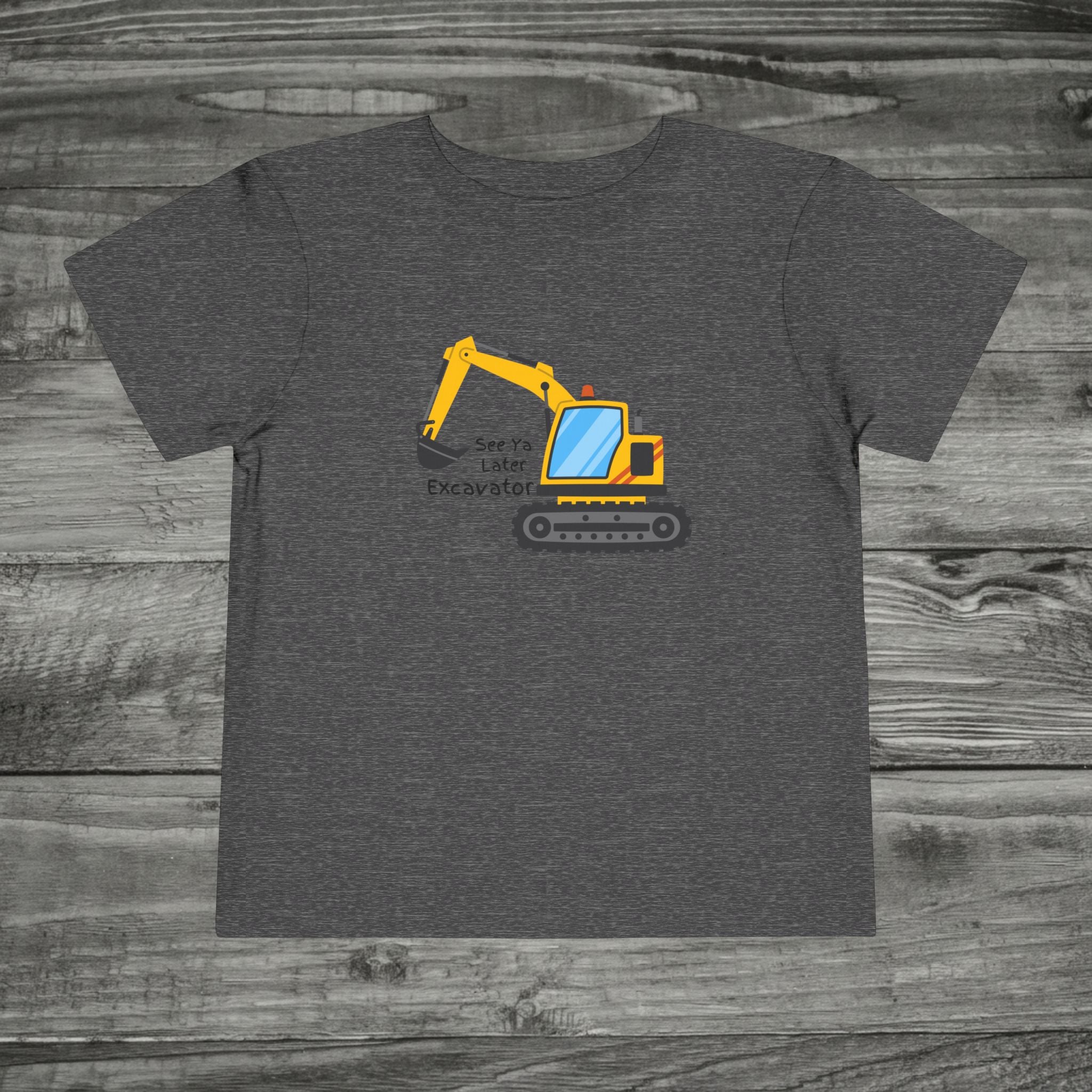 Excavator Toddler Tee | Construction Truck Shirt