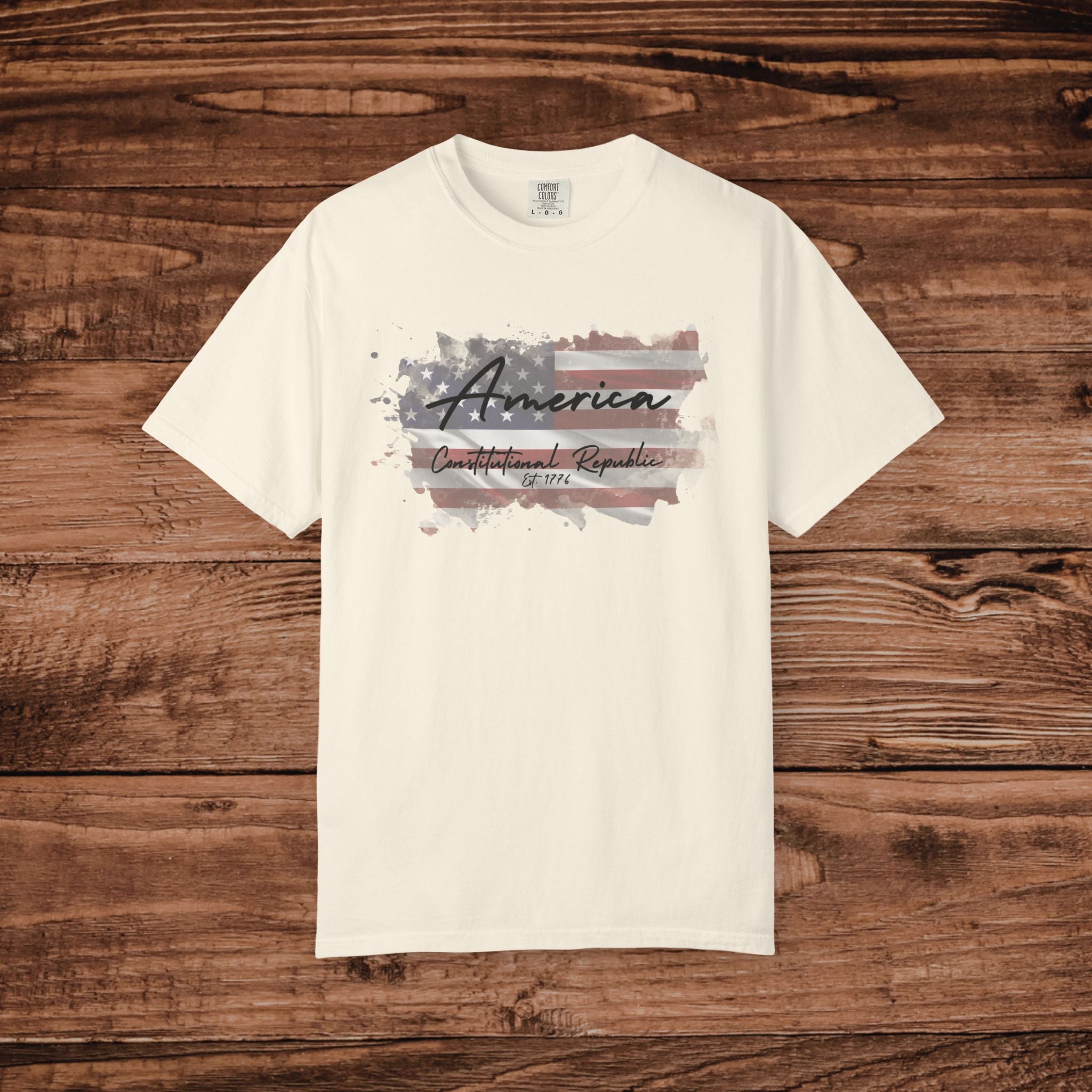 America Constitutional Republic T-shirt Patriotic USA