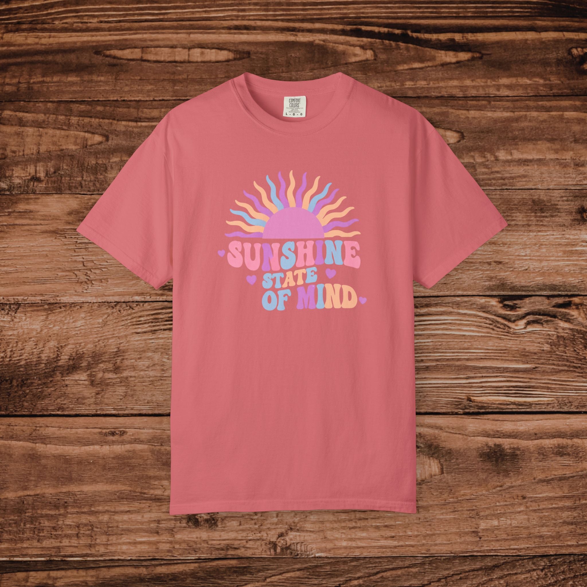 Sunshine State of Mind T-Shirt | Retro Sunset Tee