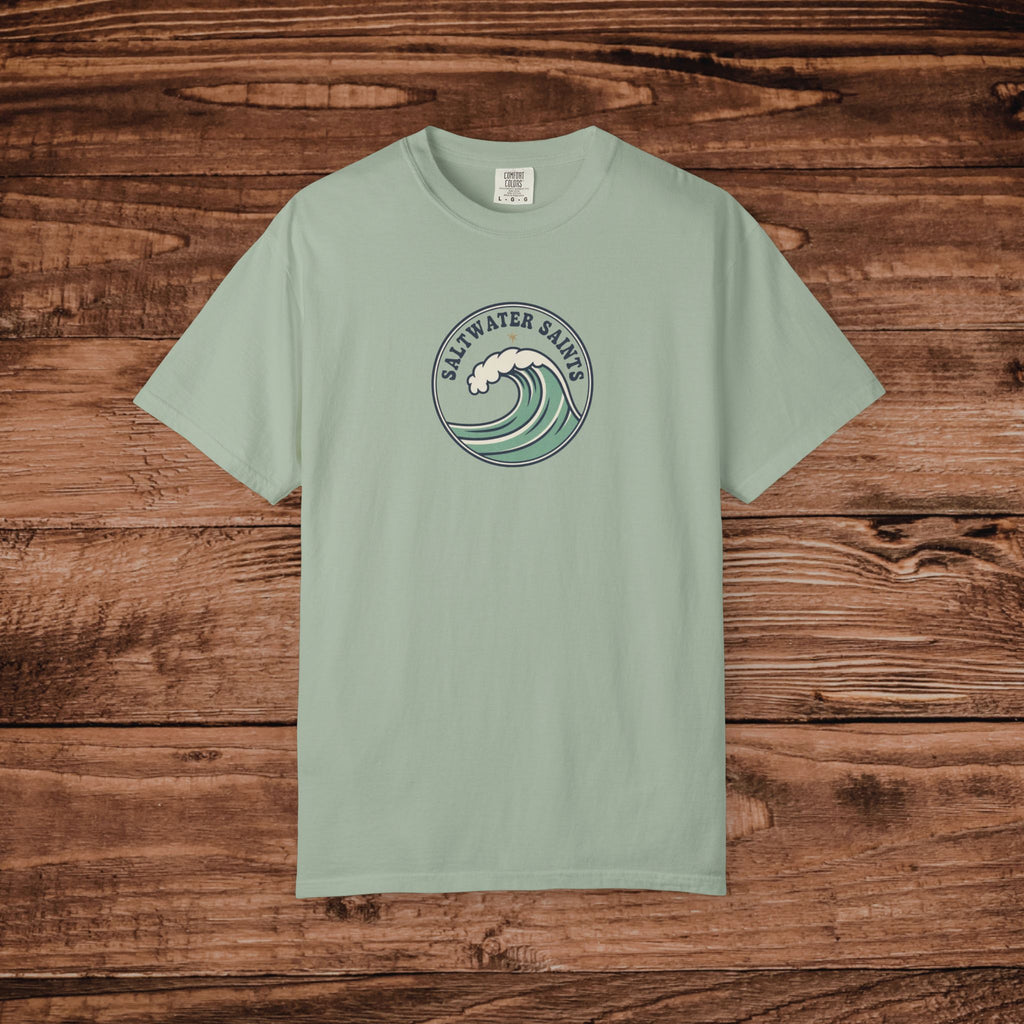 Saltwater Salts Wave Logo T-Shirt | Surf Ocean Graphic Tee