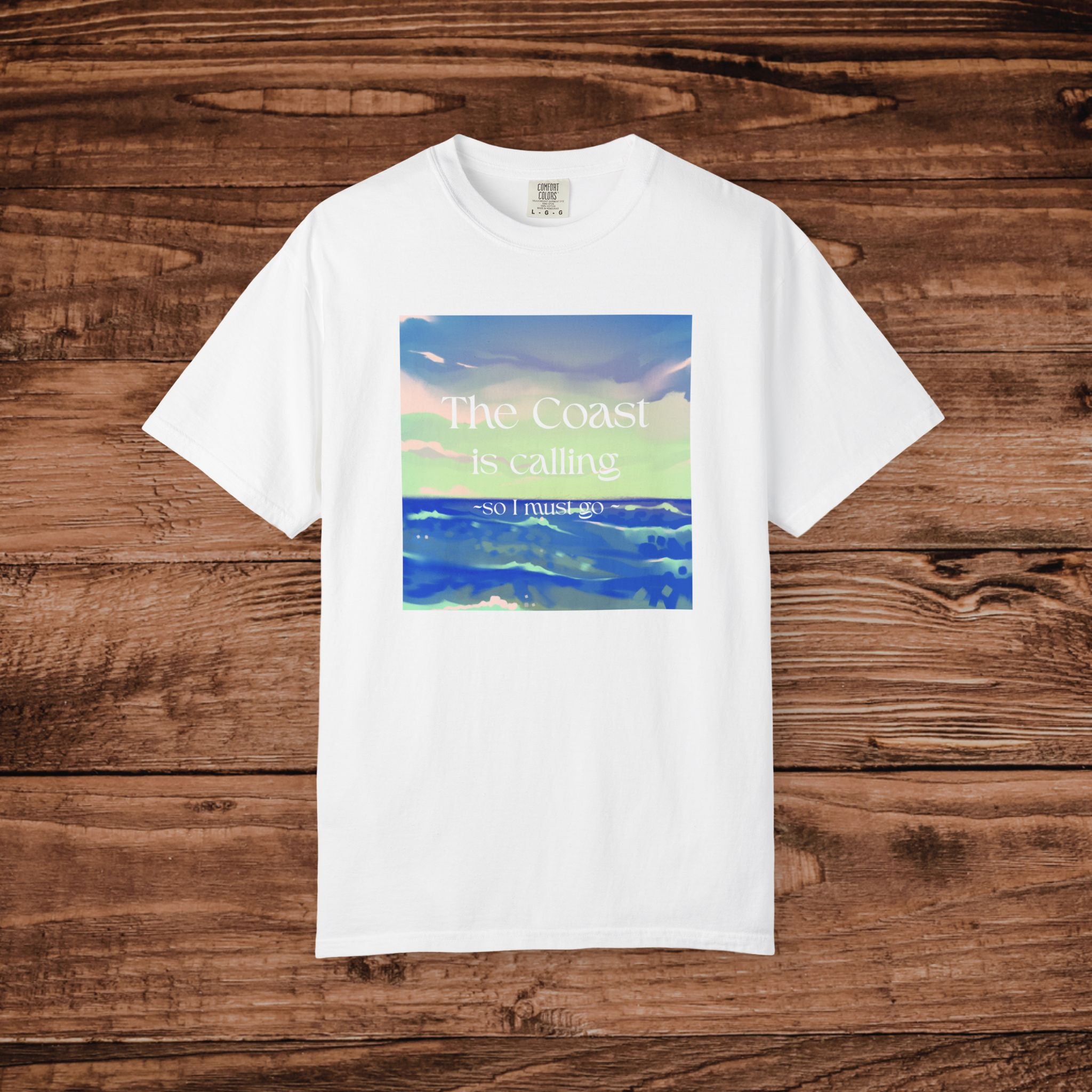 The Coast Is Calling T-Shirt | Ocean Waves Coastal Tee