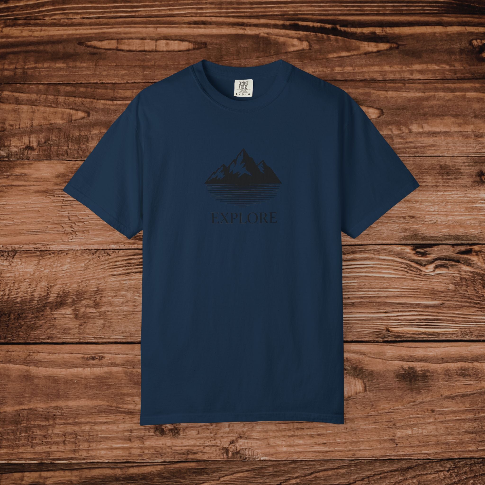 Explore T-shirt | Minimal Mountain Graphic Tee