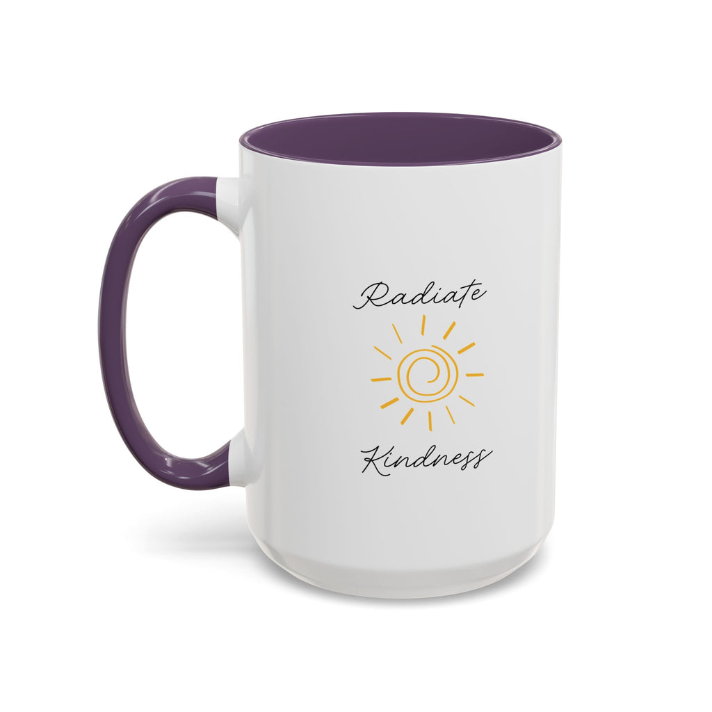 Radiate Happiness Sun Accent Coffee Mug
