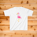 Pink Flamingo Kids T-Shirt | Walk by Faith