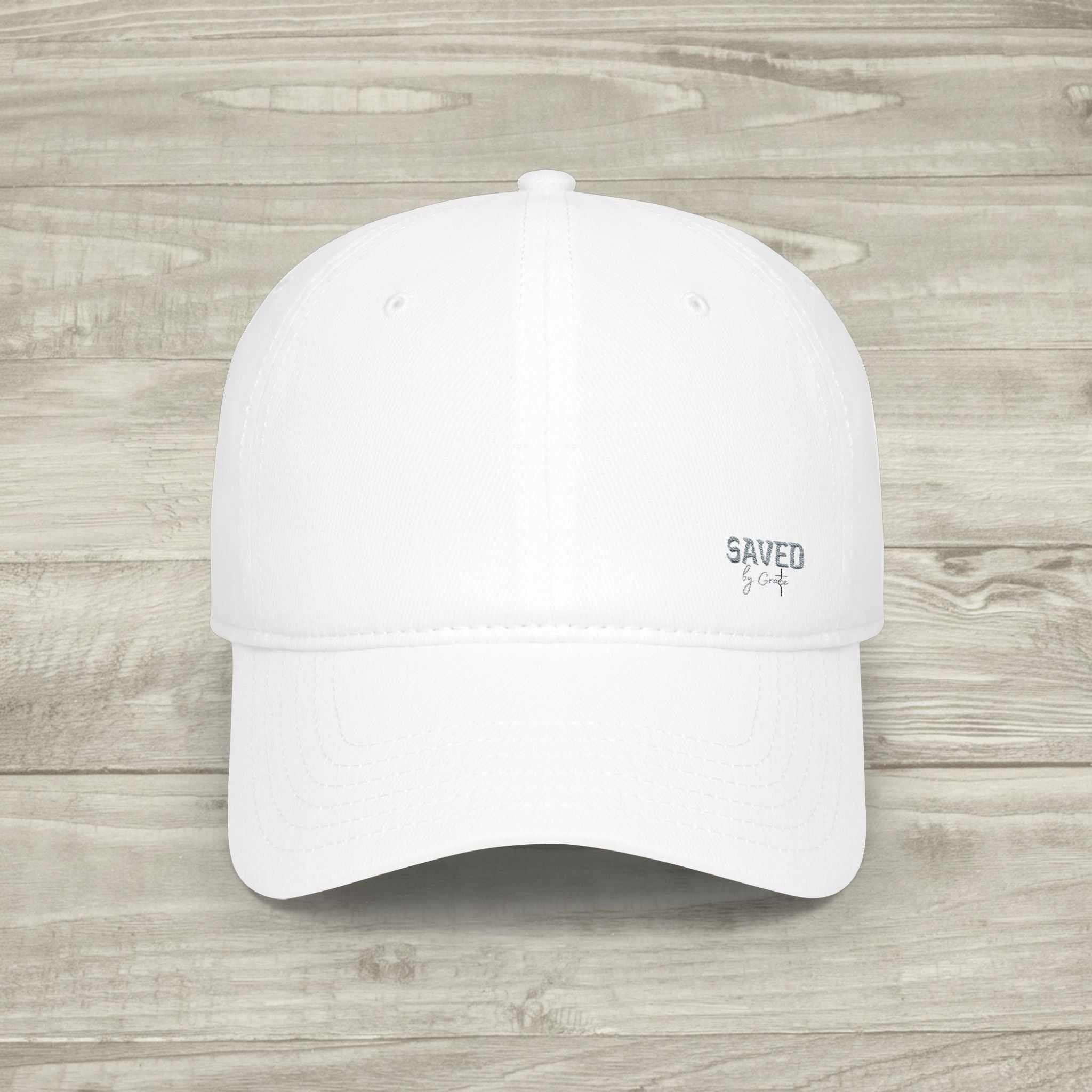 Embroidered Saved by Grace Hat, Christian Aesthetic Baseball Cap, Minimalist Faith Hat, Religious Streetwear Headwear, Embroidered Cross Cap