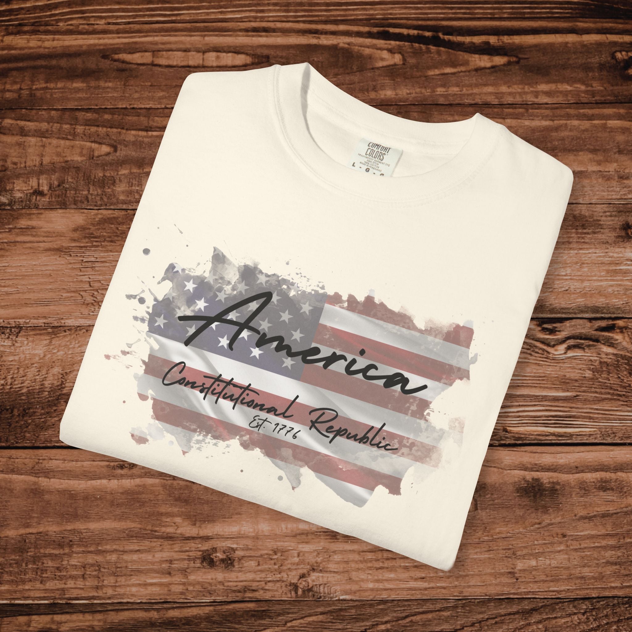 America Constitutional Republic T-shirt Patriotic USA
