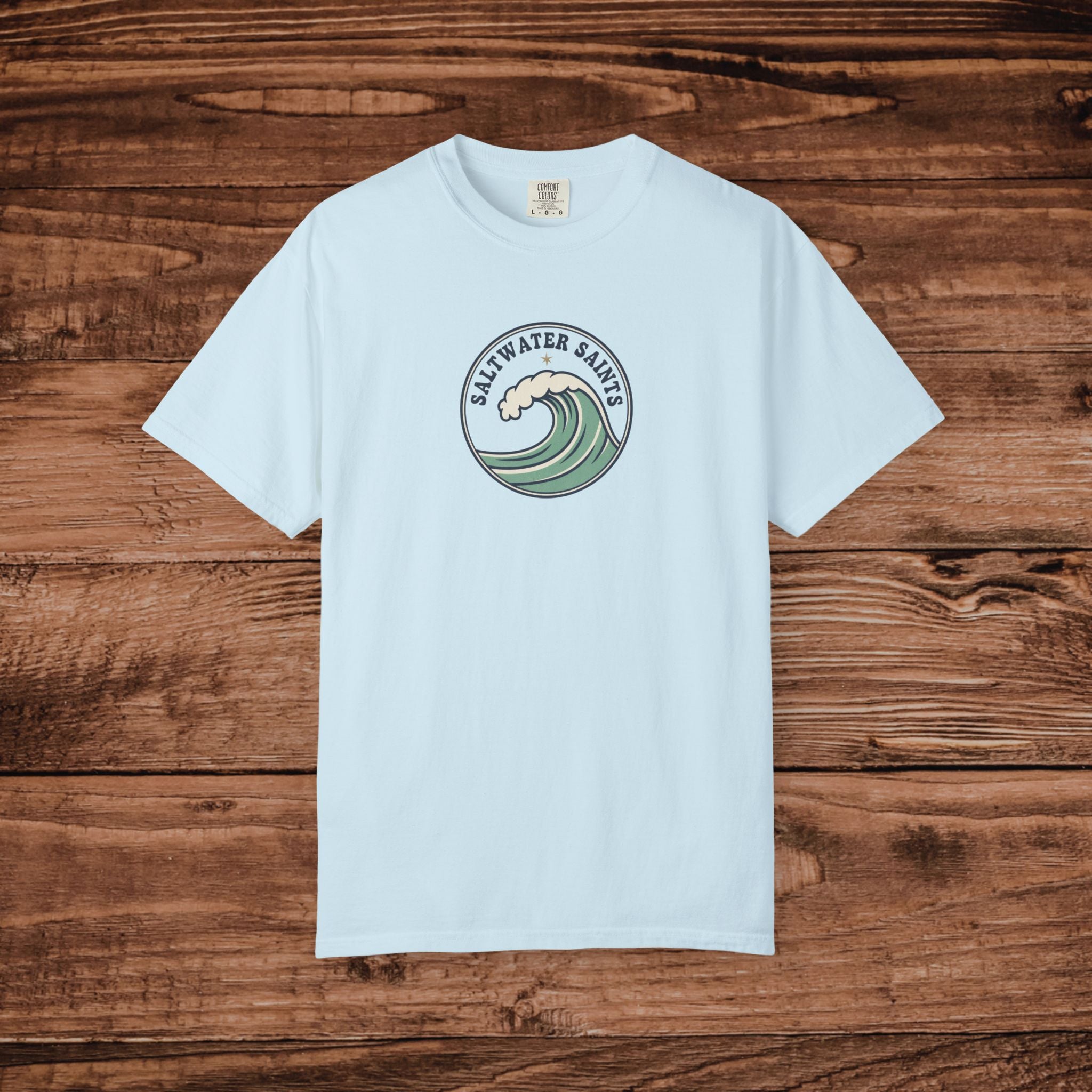 Saltwater Salts Wave Logo T-Shirt | Surf Ocean Graphic Tee