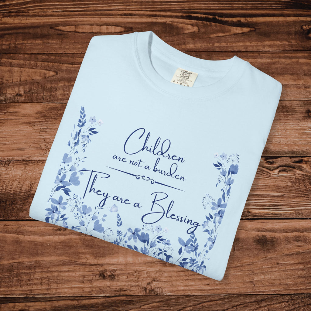 Children Are a Blessing Floral T-shirt