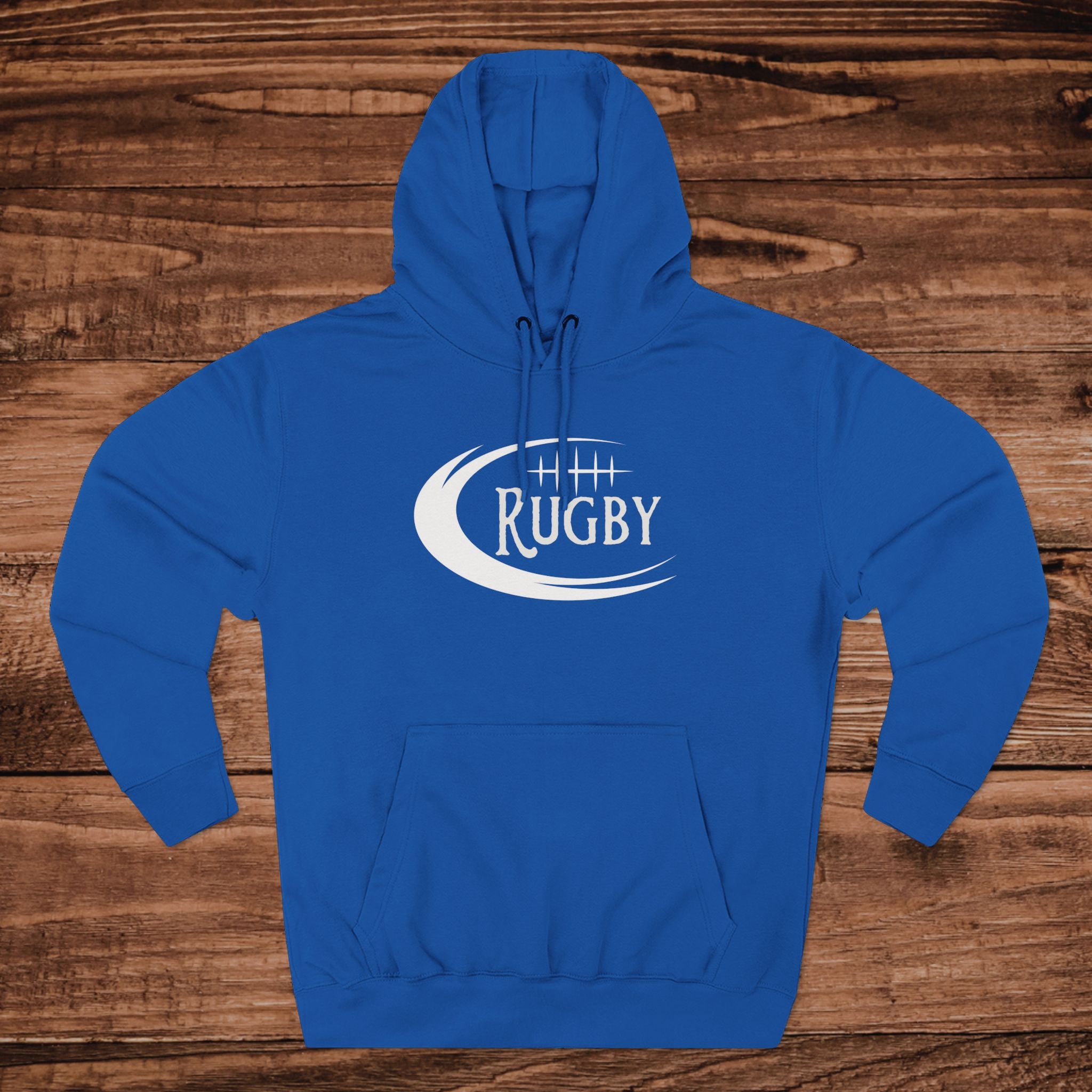 Rugby Graphic Hoodie, Vintage Style Rugby Pullover, Retro Rugby Sweatshirt, Minimalist Rugby Fan Hoodie, Rugger Gift