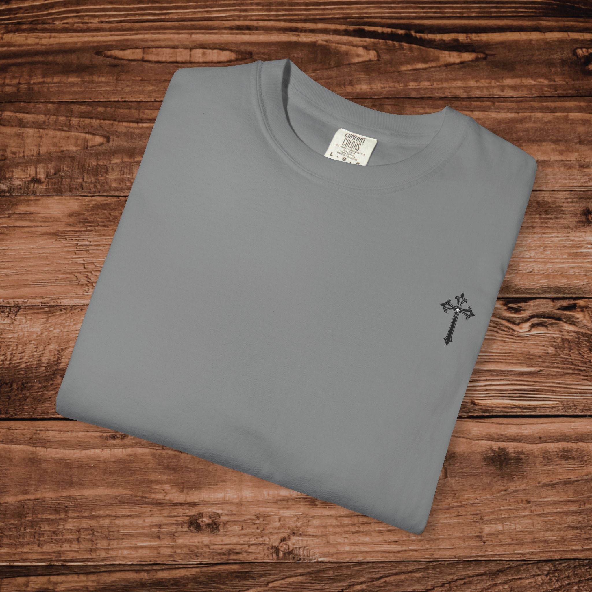 Ornate Lord of Lords Christian Gothic T-shirt Dual Graphic