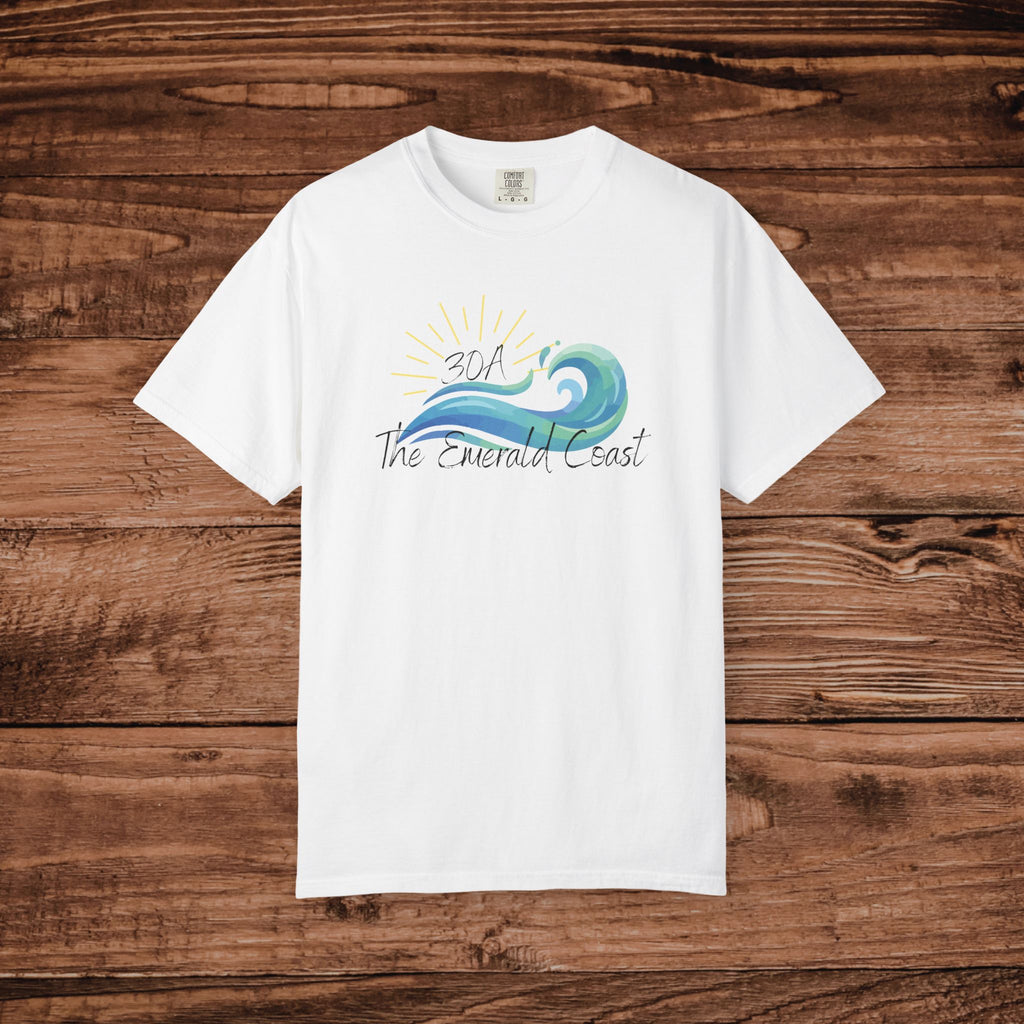 30A Emerald Coast T-shirt, Florida Beach Graphic Tee, Coastal Aesthetic Shirt, Seaside Florida Souvenir, Comfort Colors Summer Vacation Top