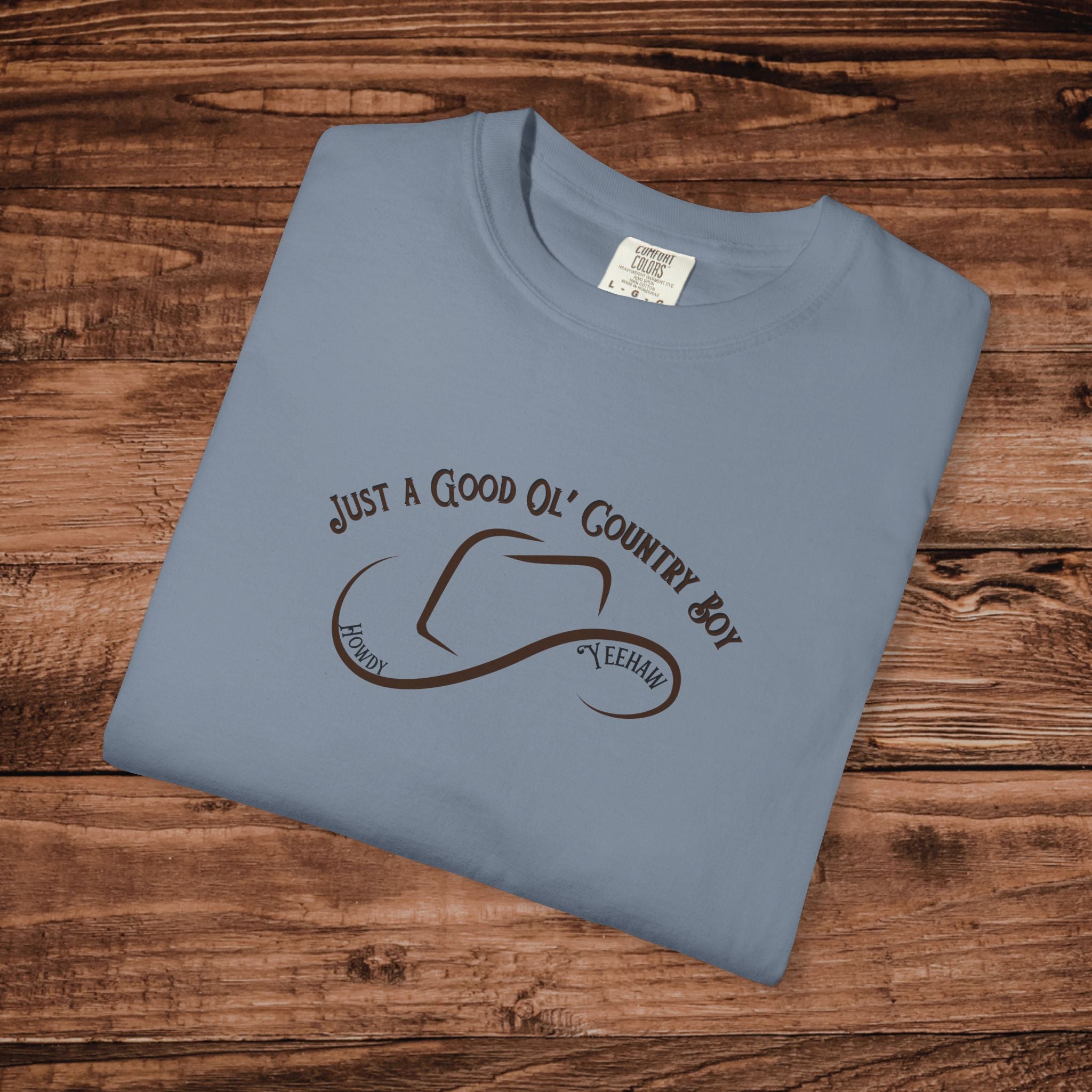 Good Ol Country Boy T-Shirt, Vintage Cowboy Graphic Tee, Retro Southern Farm Shirt, Gift for Country Music Fan, Comfort Colors Tee