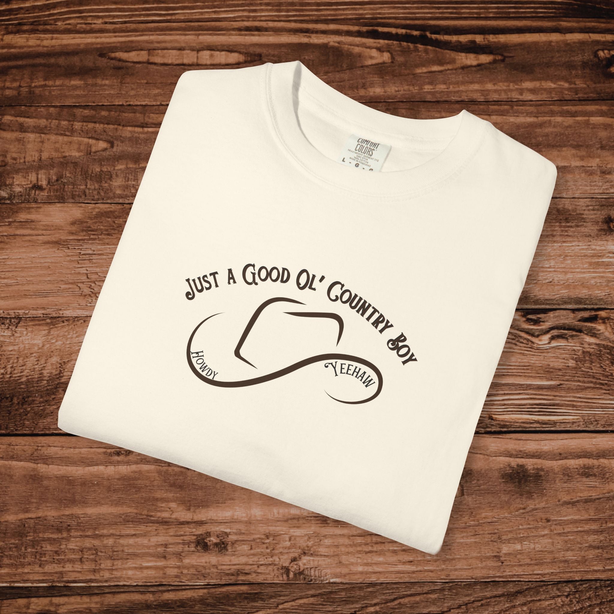Good Ol Country Boy T-Shirt, Vintage Cowboy Graphic Tee, Retro Southern Farm Shirt, Gift for Country Music Fan, Comfort Colors Tee