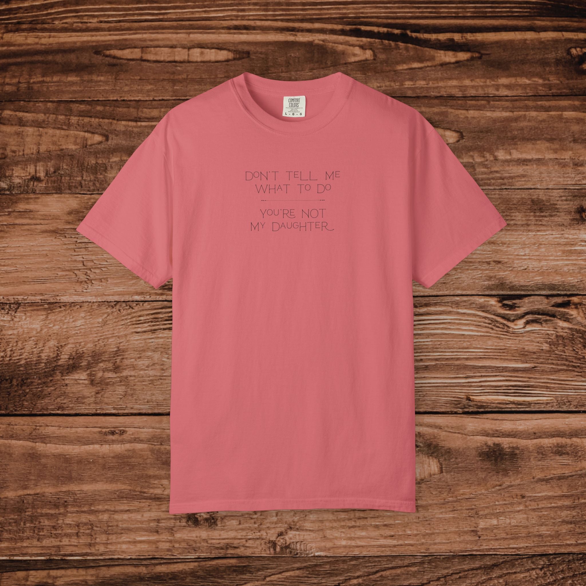 Don't Tell Me What To Do Shirt, Sarcastic Graphic Tee, Funny Introvert T-Shirt, Retro Aesthetic Sassy Top, Comfort Colors 1717 Vintage Tee