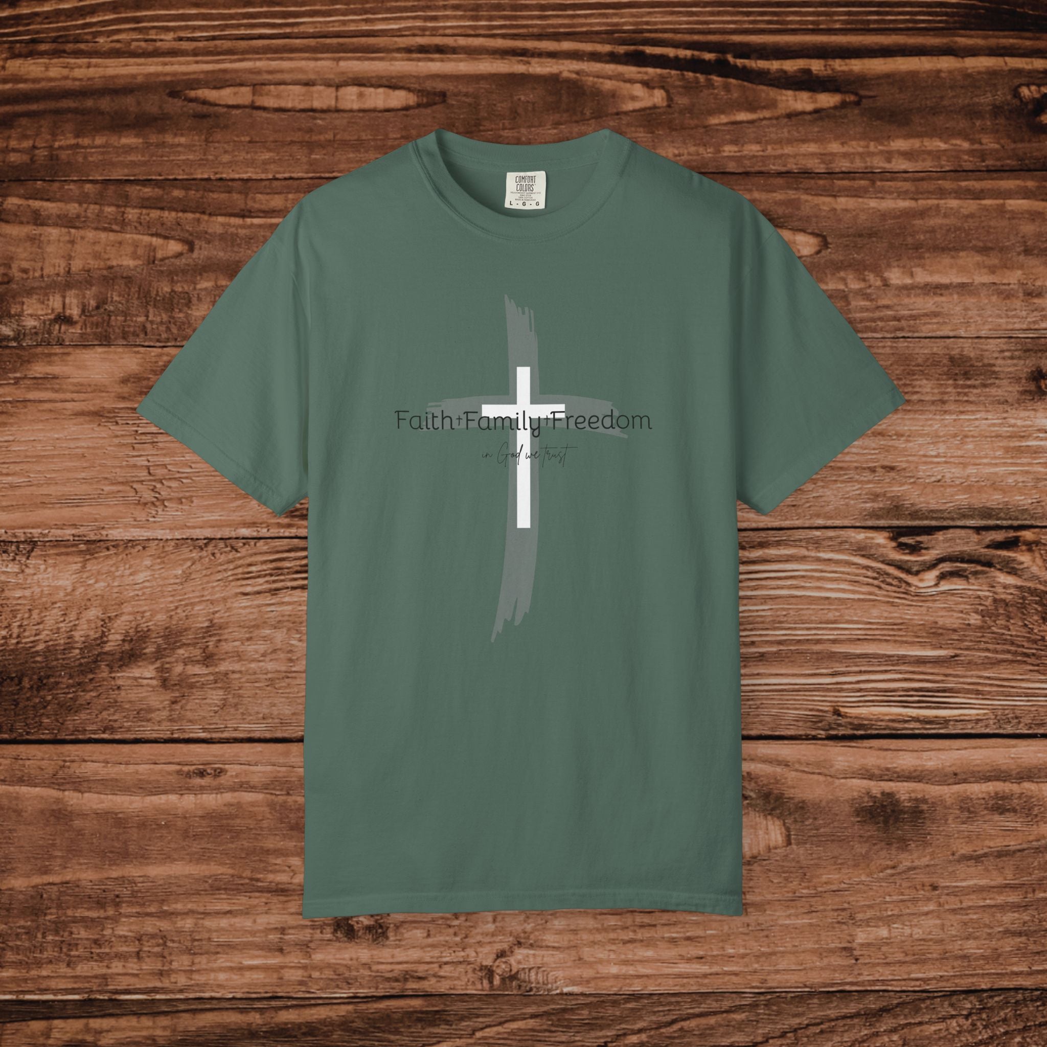 Faith Family Freedom Cross T-Shirt
