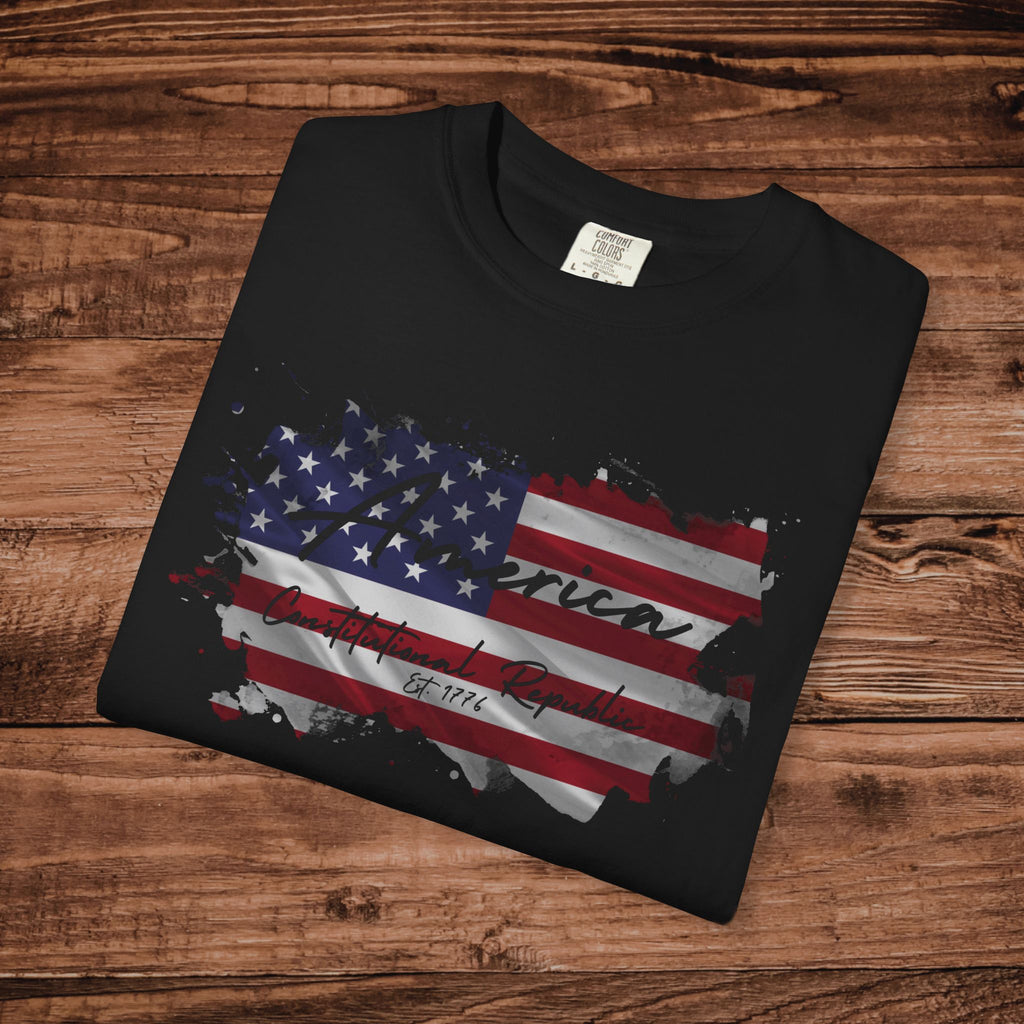 America Constitutional Republic T-shirt Patriotic USA