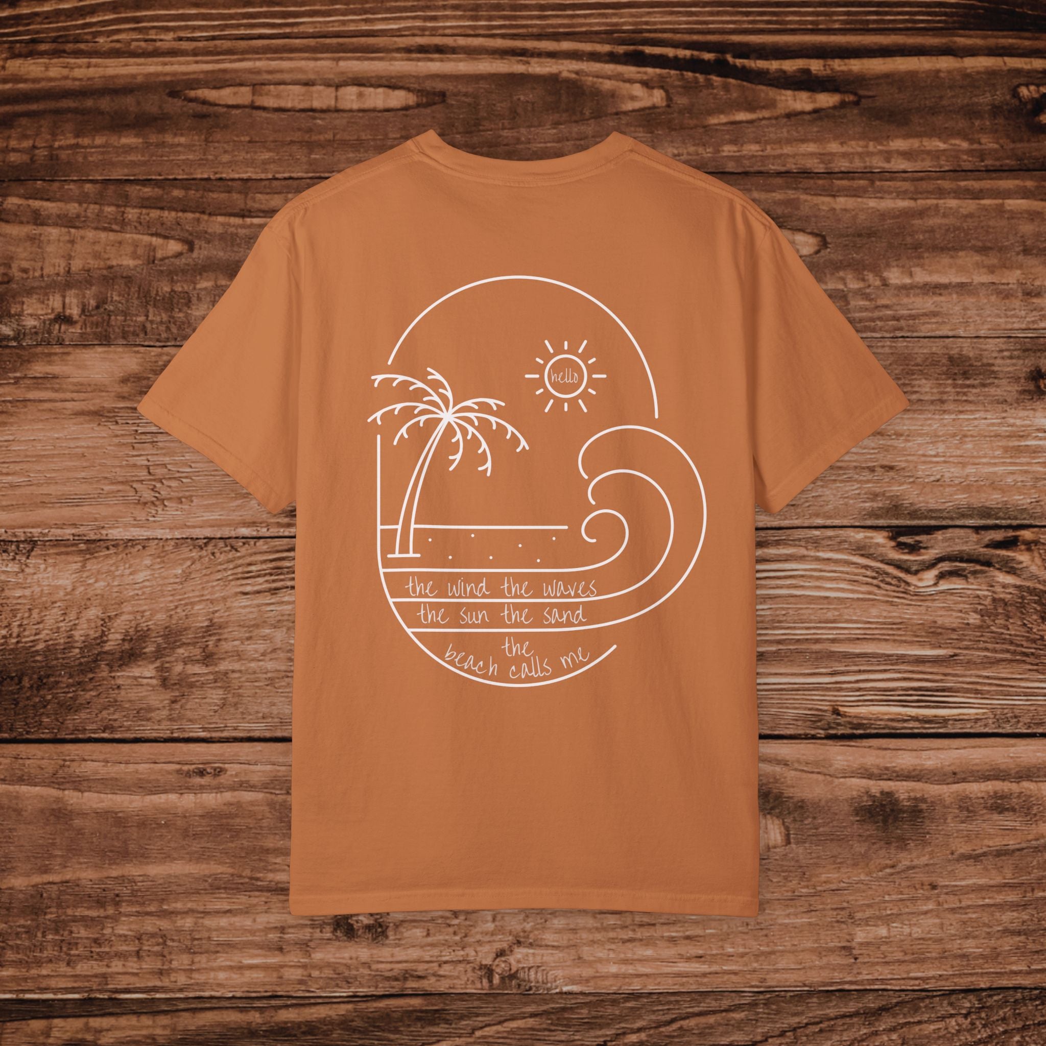 Summer Graphic Tee, The Wind The Waves The Sun The Sand T-Shirt, Minimal Aesthetic line art Beach Shirt, Oversized Coastal Beachwear
