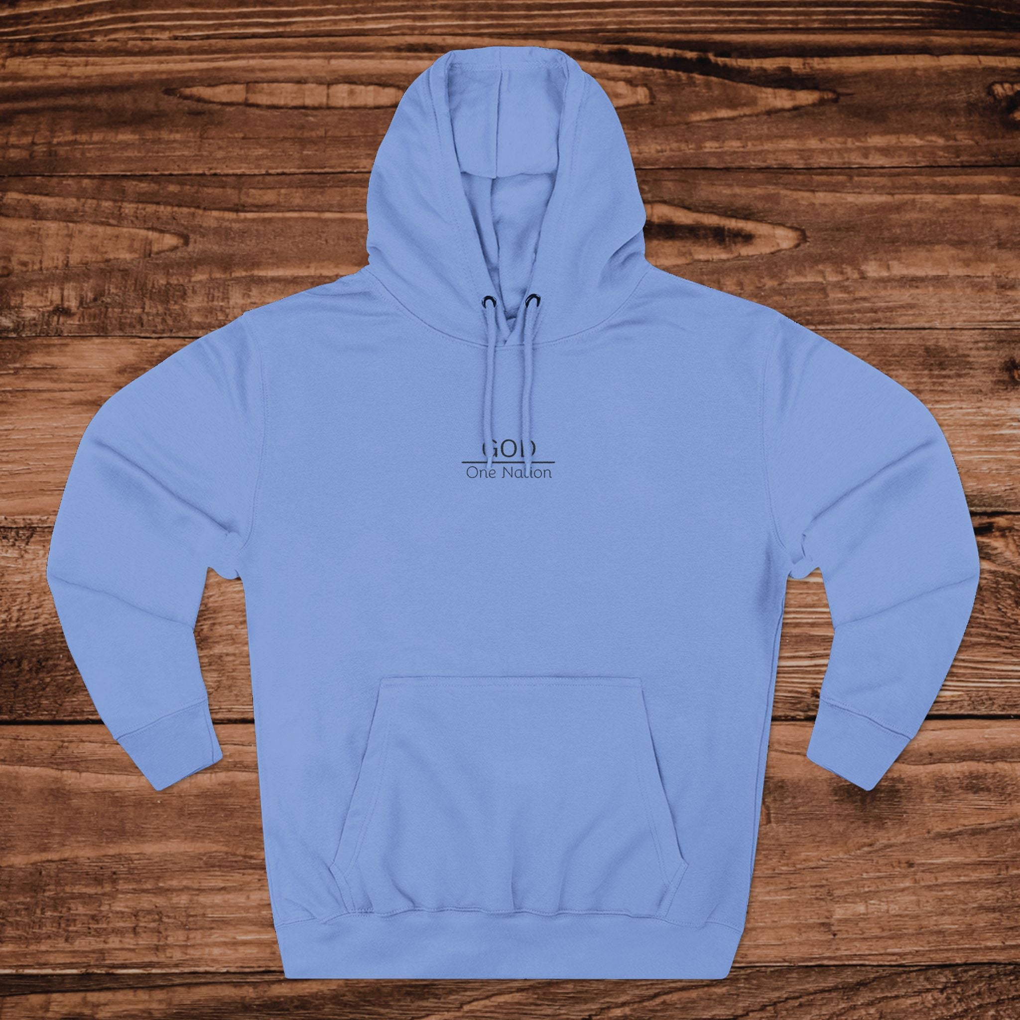 One Nation Under GOD Embroidered hoodie