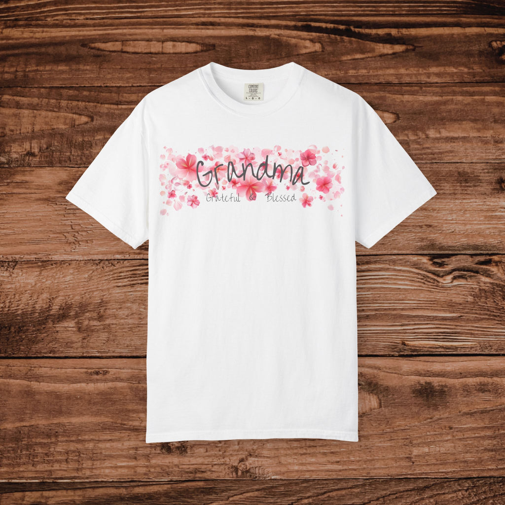 Grandma floral T-Shirt | pink cherry blossom