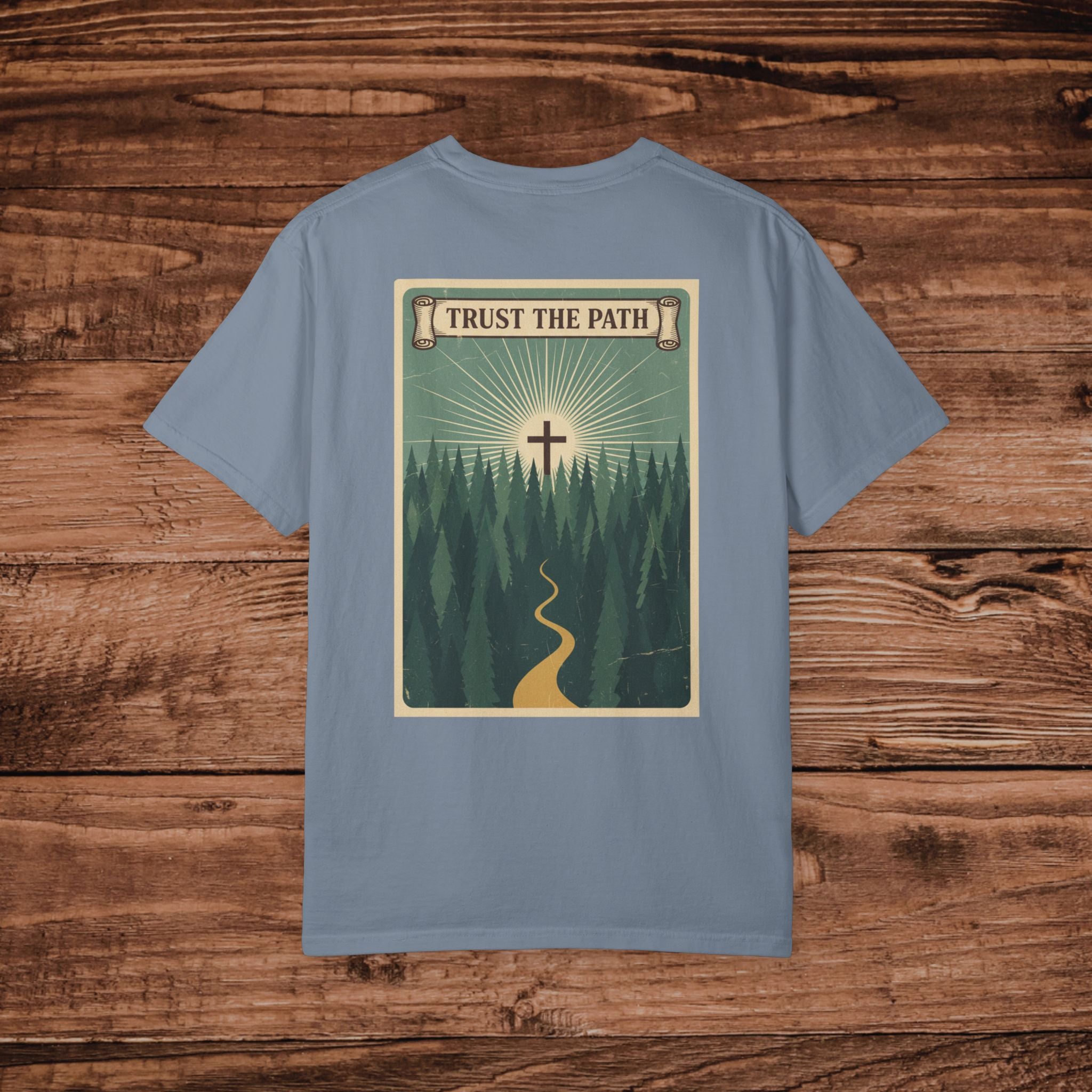 Trust the Path faith-based graphic T-Shirt | Inspirational Christian tee