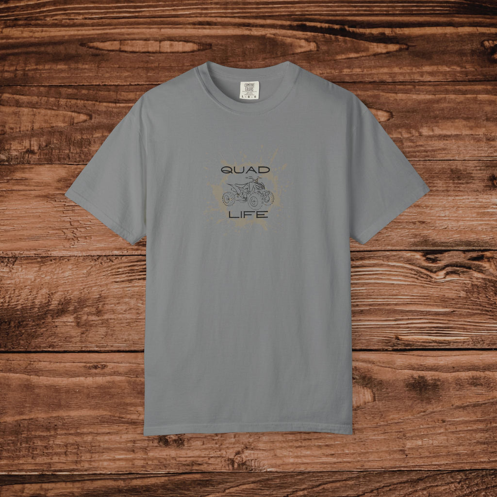 Quad Life T-Shirt, ATV Off-Roading Graphic Tee, Four Wheeler Tee, Gift for Mud Riding Enthusiast, Aesthetic Outdoor Adventure Apparel