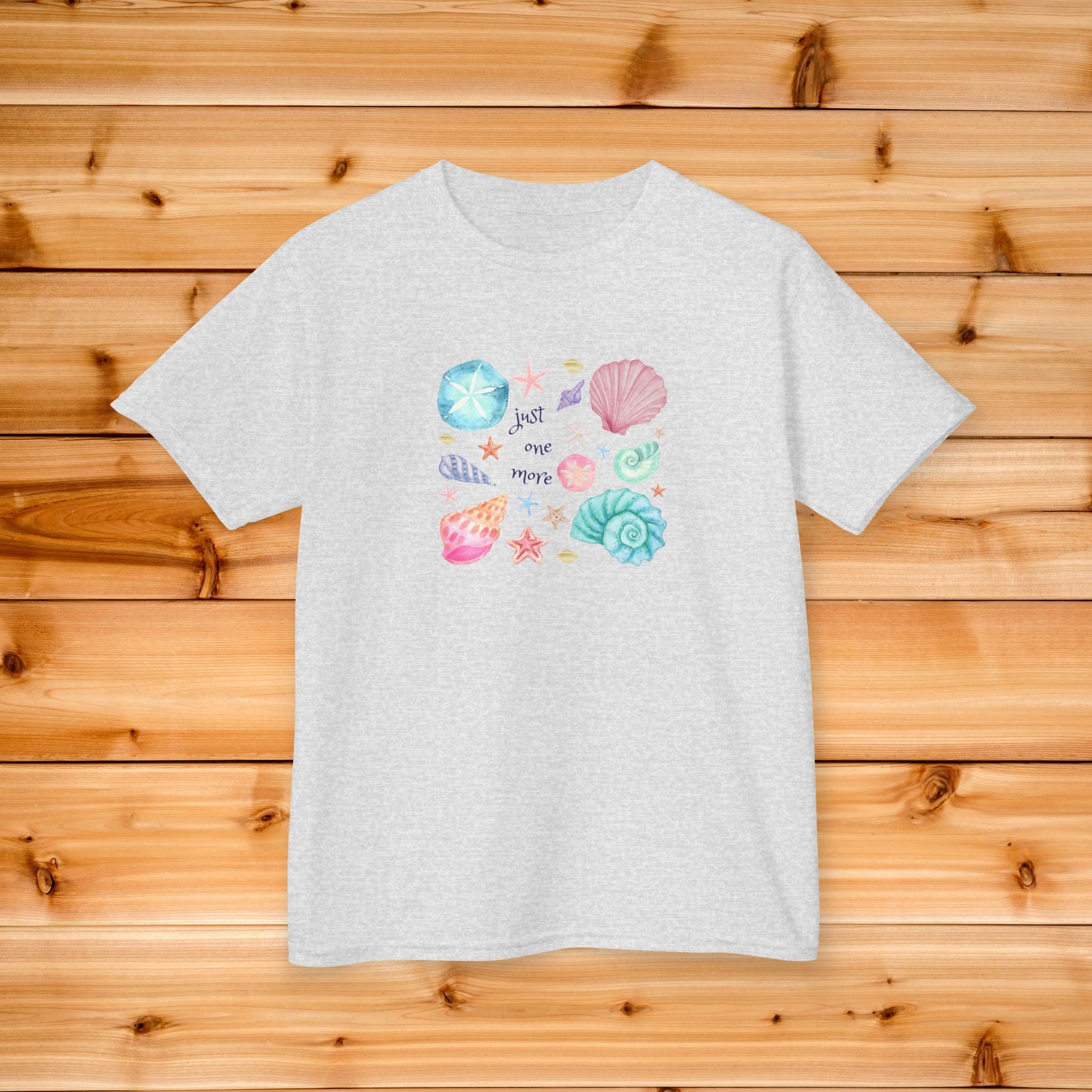 Shell lover Kids Tee | Cute Pastel Seashells, Starfish, Ocean Theme