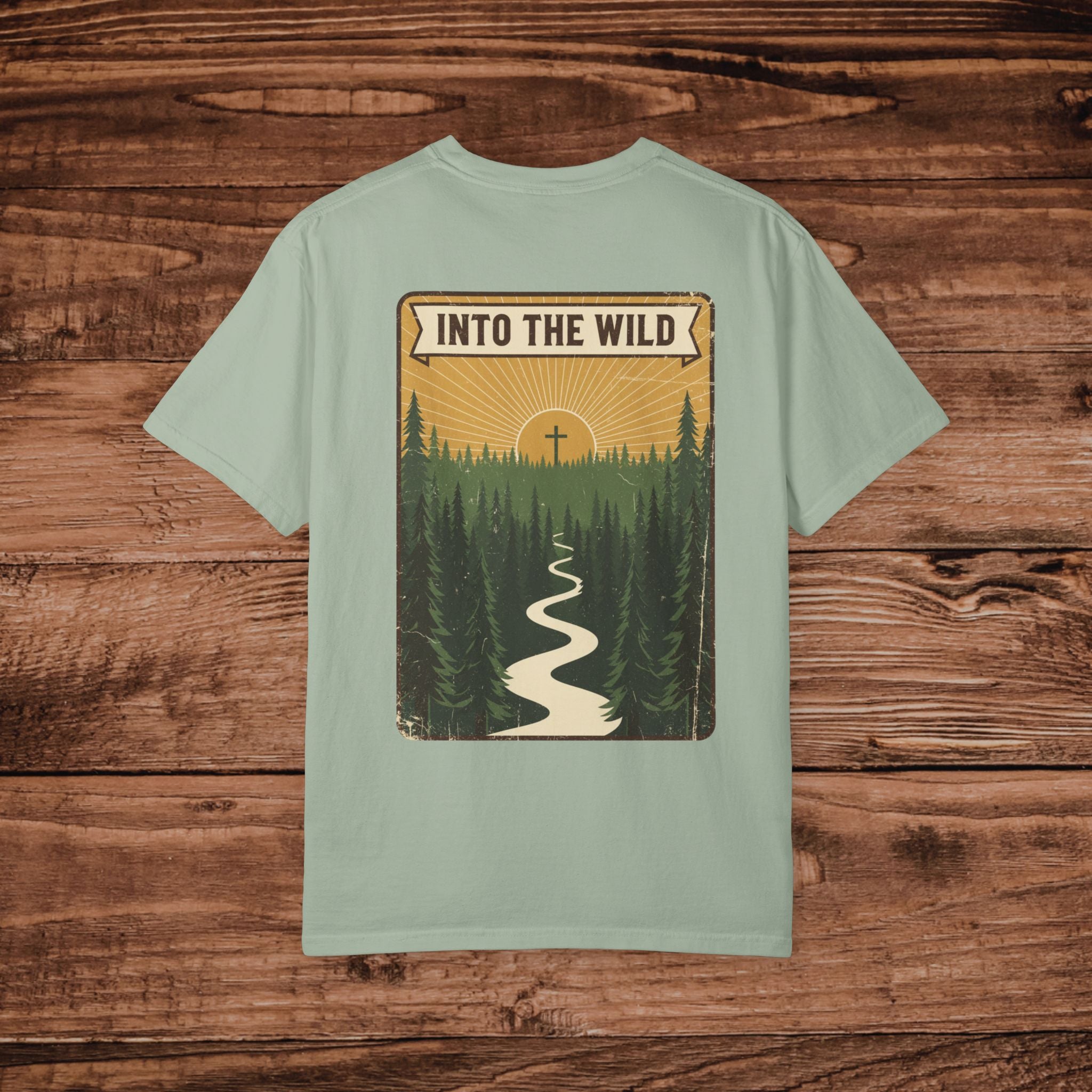 Into the Wild graphic tee T-Shirt Adventure Nature Outdoors