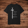 Sword cross design T-Shirt | Praise the King of Kings Dual print