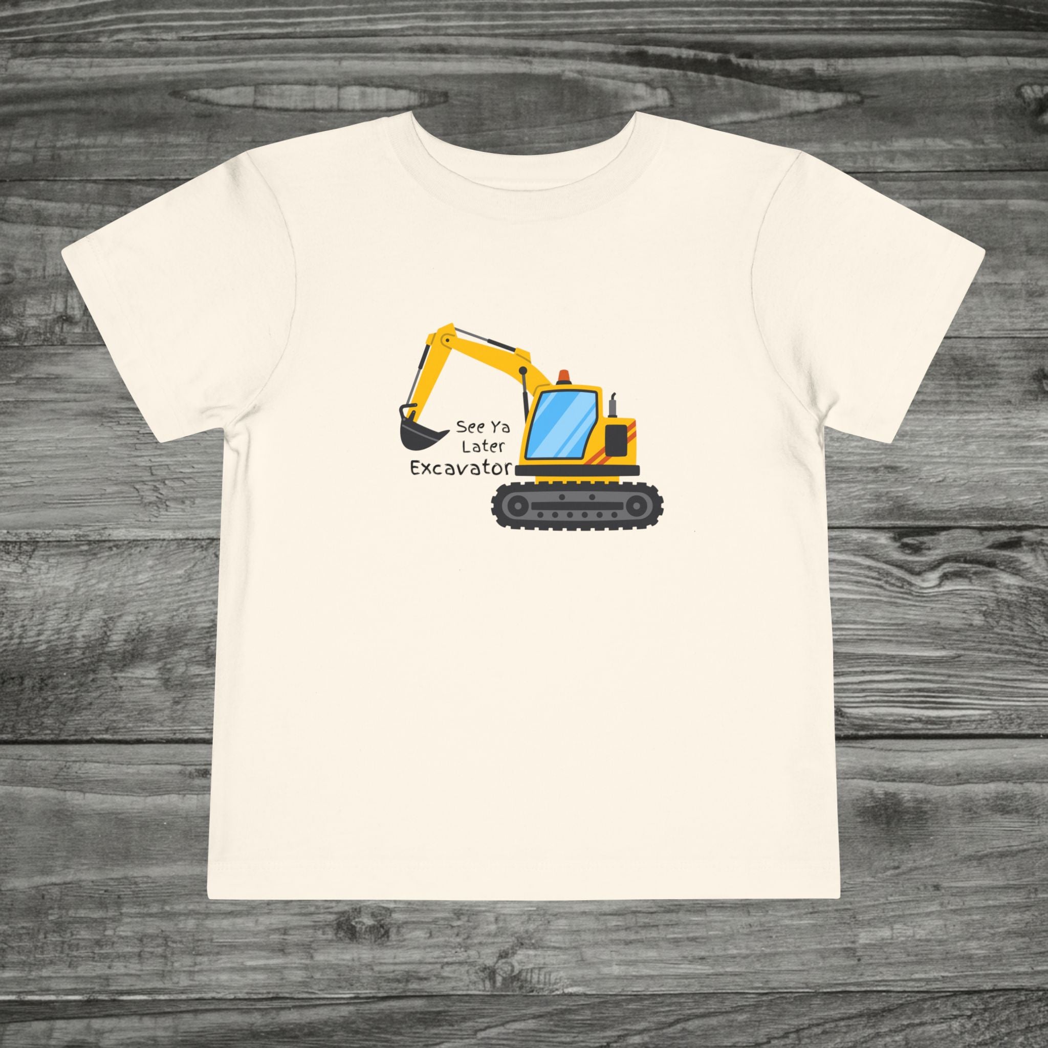 Excavator Toddler Tee | Construction Truck Shirt