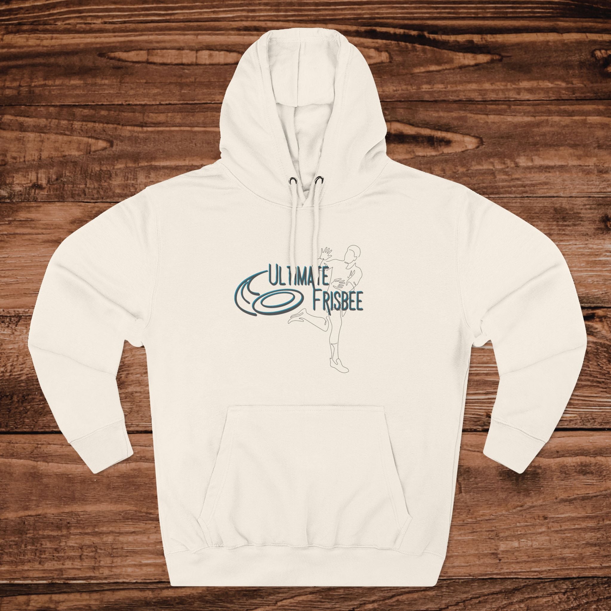 Ultimate Frisbee Hoodie, Disc Golf Sweatshirt, Gift for Frisbee Player, Team Practice Pullover, Long Sleeve Disc Sports Apparel, Unisex