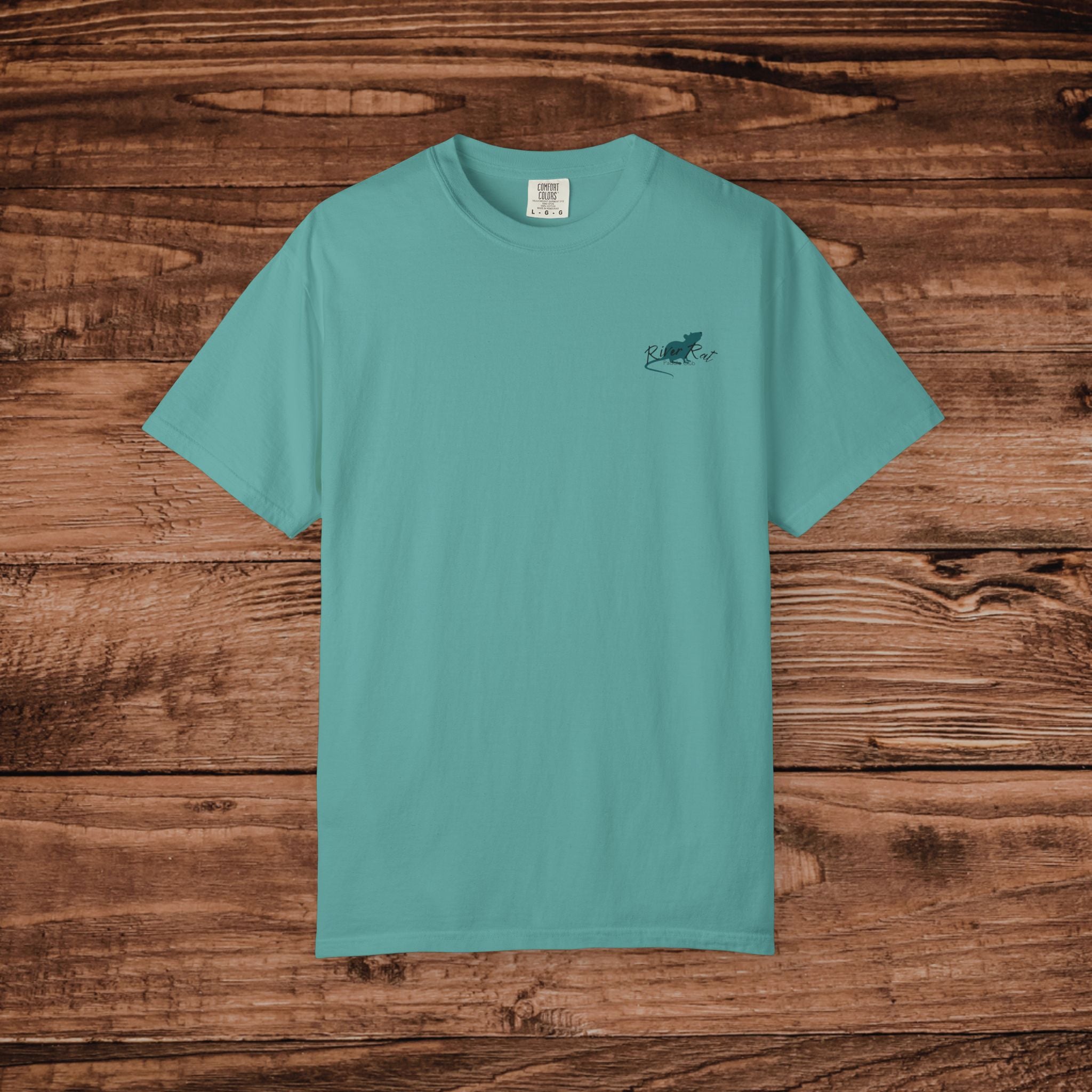 River Rat Paddle Club T-Shirt | Dual Graphics, Outdoor Kayak Paddle Board Apparel