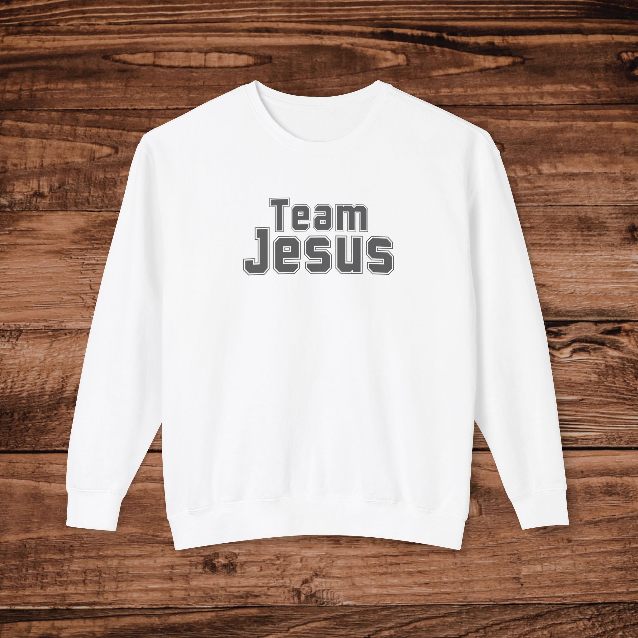Team Jesus Crewneck Sweatshirt | Christian Faith Typography