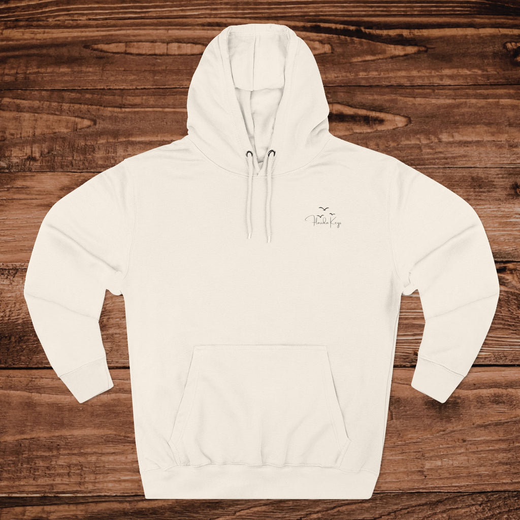 Florida Keys Hoodie, Tropical Beach Pullover, Palm Tree Graphic Sweatshirt, Coastal Aesthetic Apparel, Florida Vacation Gift, Unisex Fleece