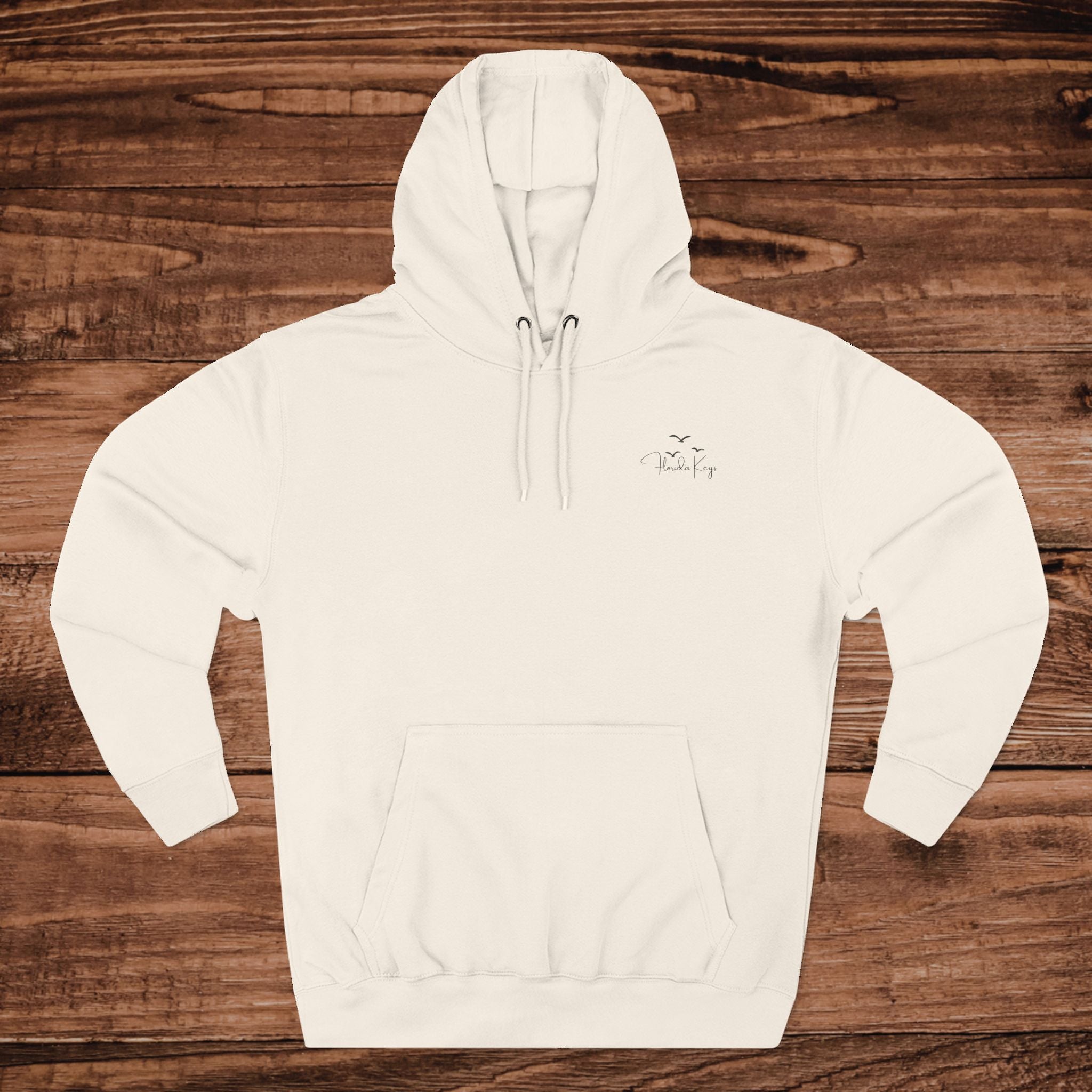 Florida Keys Hoodie, Tropical Beach Pullover, Palm Tree Graphic Sweatshirt, Coastal Aesthetic Apparel, Florida Vacation Gift, Unisex Fleece