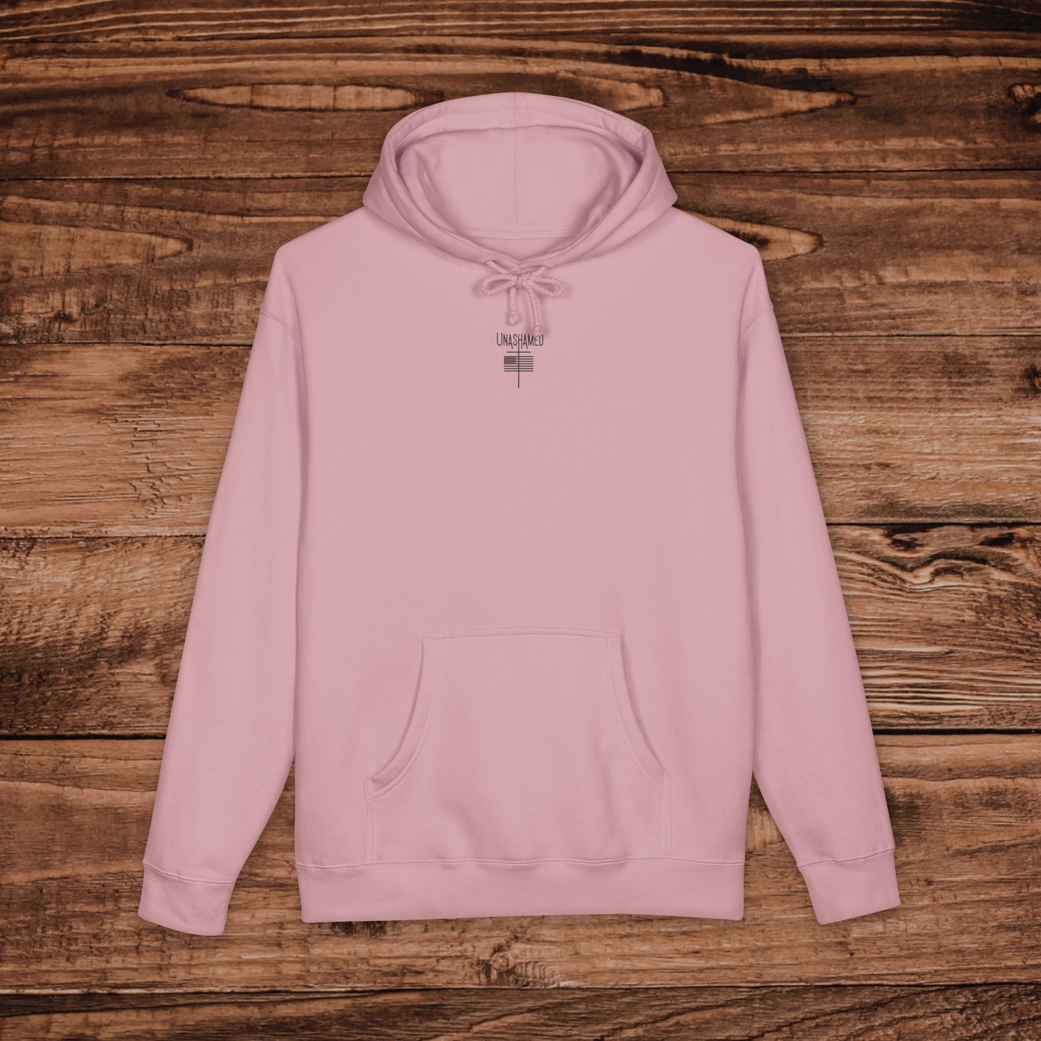 Embroidered Unashamed Flag Cross Hoodie, American Pride, Christian Graphic Hoodie, Aesthetic Patriotic Sweatshirt Sweater