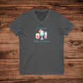 Womens Cocktails and Day Dreams V-Neck Tee | Tropical