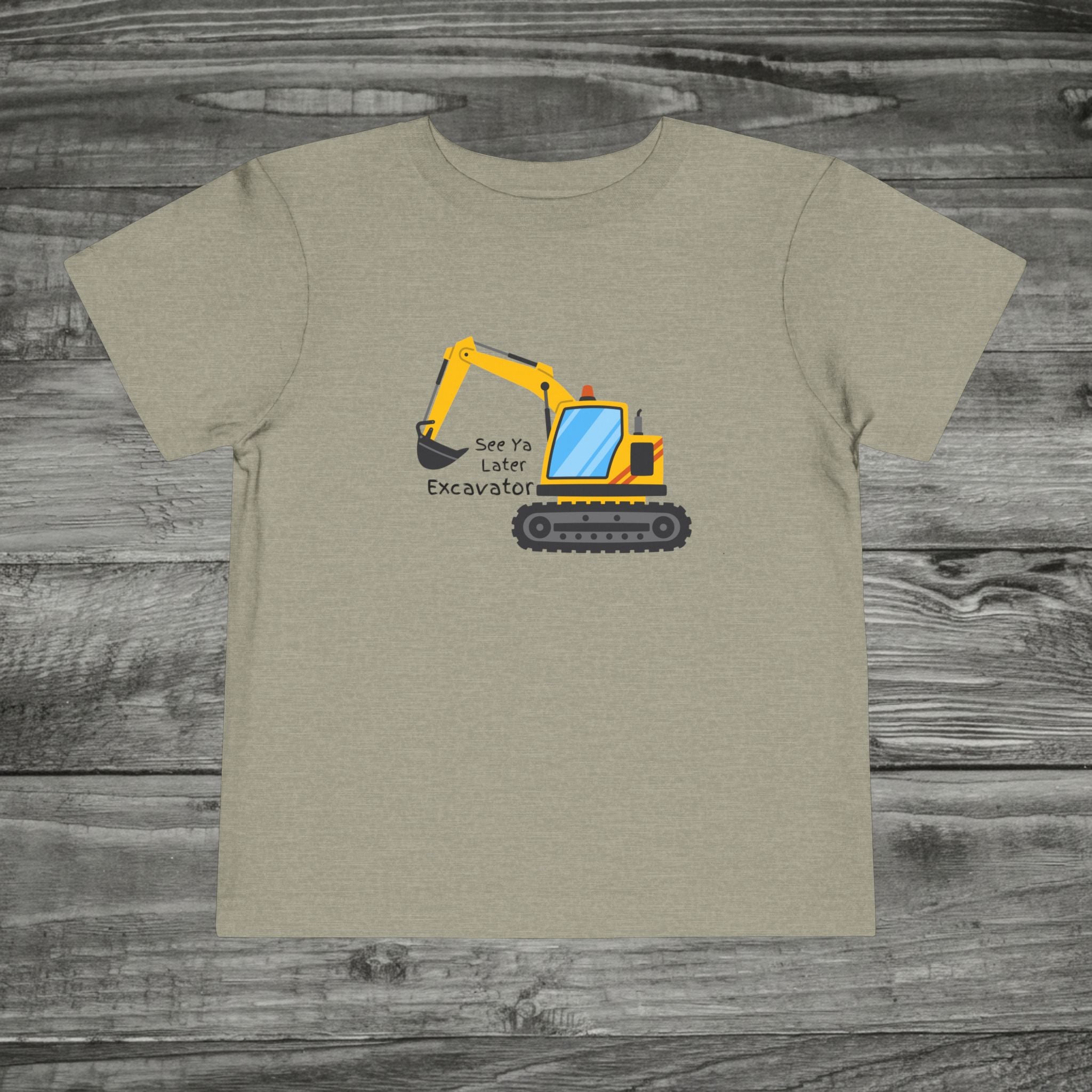 Excavator Toddler Tee | Construction Truck Shirt