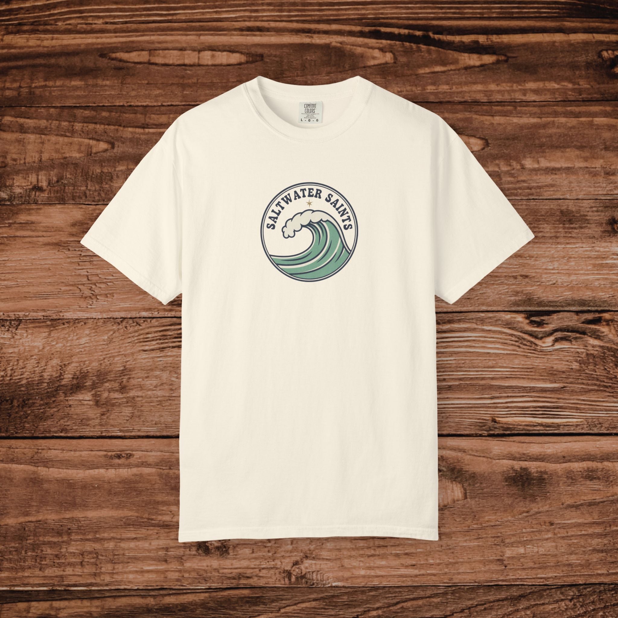 Saltwater Salts Wave Logo T-Shirt | Surf Ocean Graphic Tee