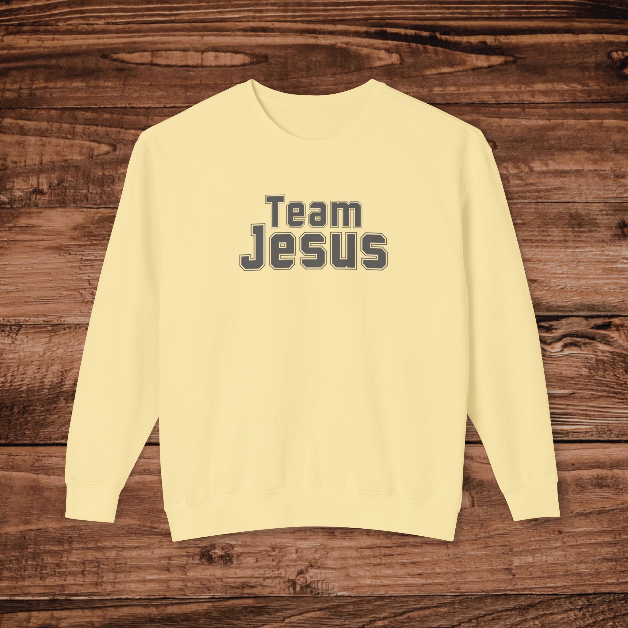 Team Jesus Crewneck Sweatshirt | Christian Faith Typography