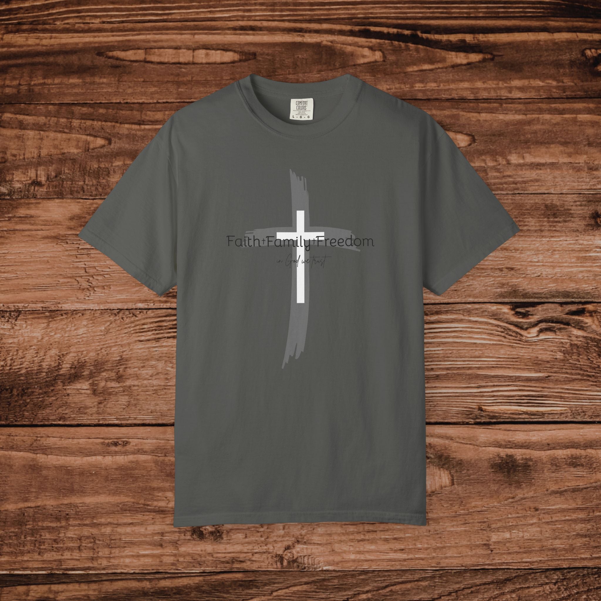 Faith Family Freedom Cross T-Shirt