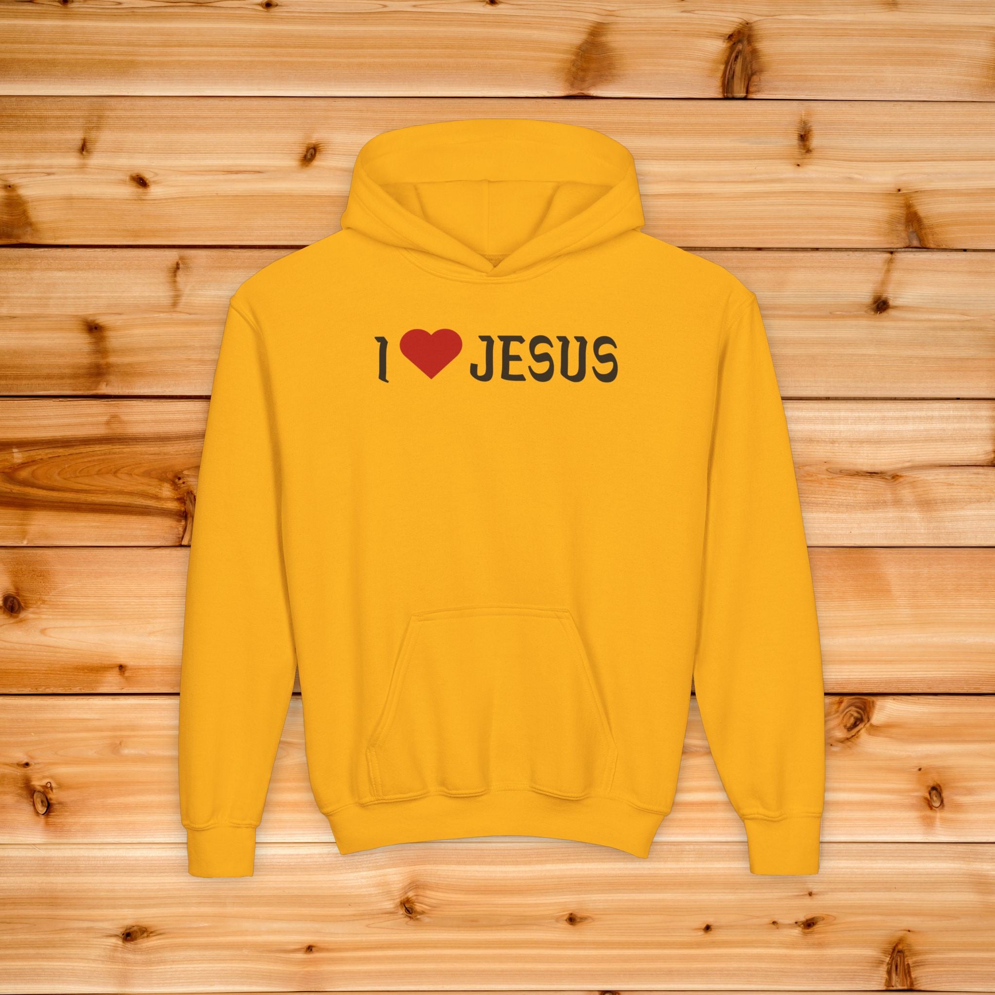 Kids I Heart Jesus Hoodie, Youth Christian Sweatshirt, Kids Aesthetic Faith Hoodie, Cute Religious Childrens Apparel, Sunday School Gift