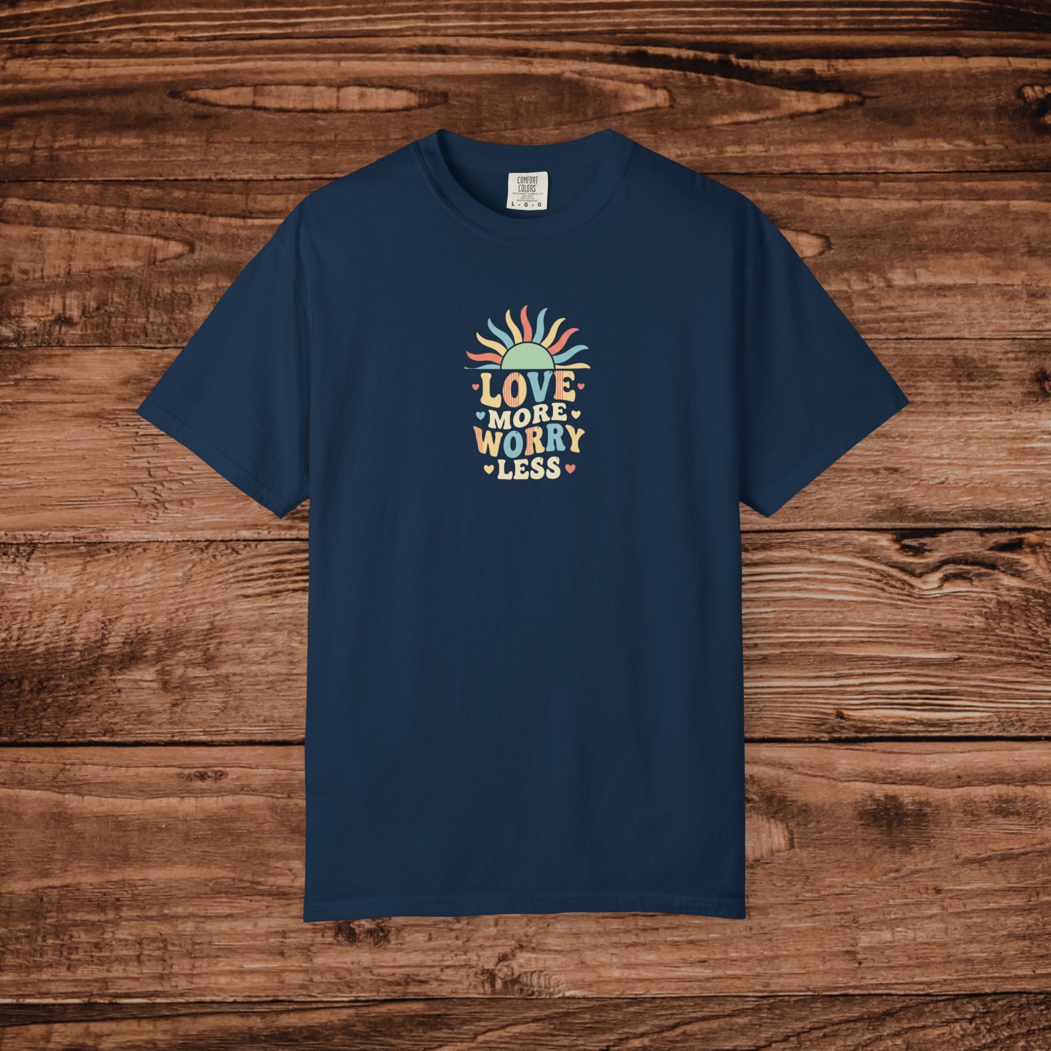 Love Worry Less sunburst tee | T-Shirt