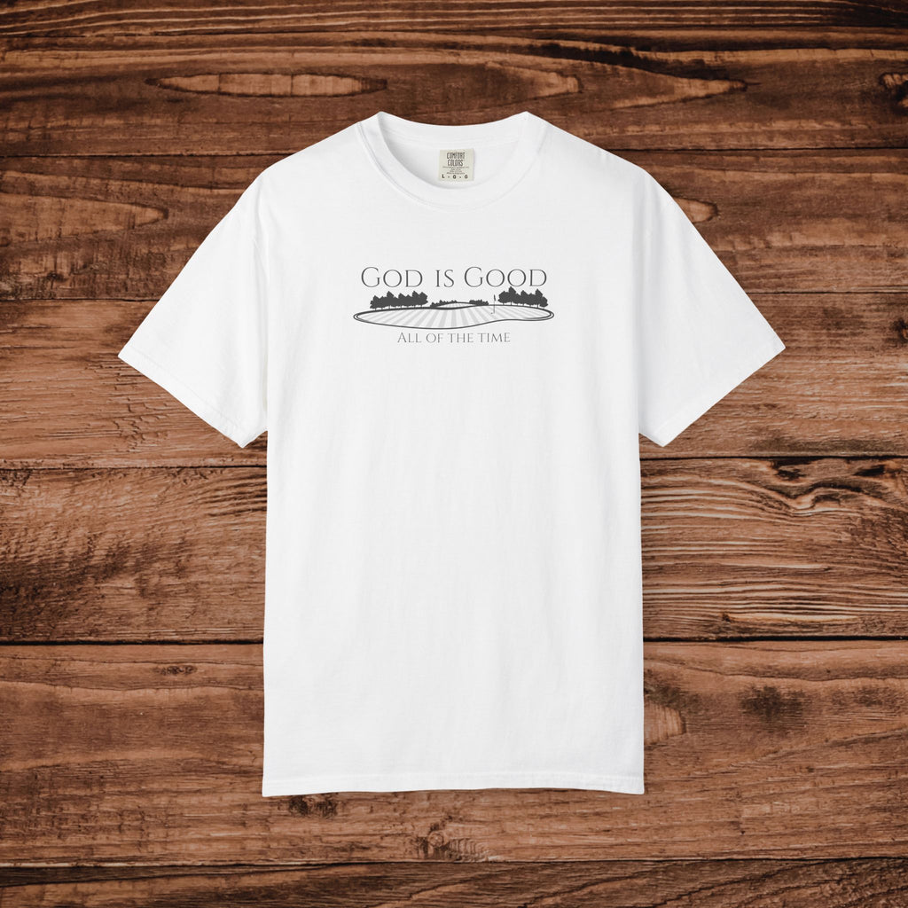 God Is Good Golf Landscape tee | Golf T-Shirt | Unisex Golf Aesthetic | Christian Aesthetic Golf | mens golf shirt | womens golf tshirt