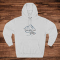Mountain Bike Sketch Hoodie | Mountain Biking Illustration
