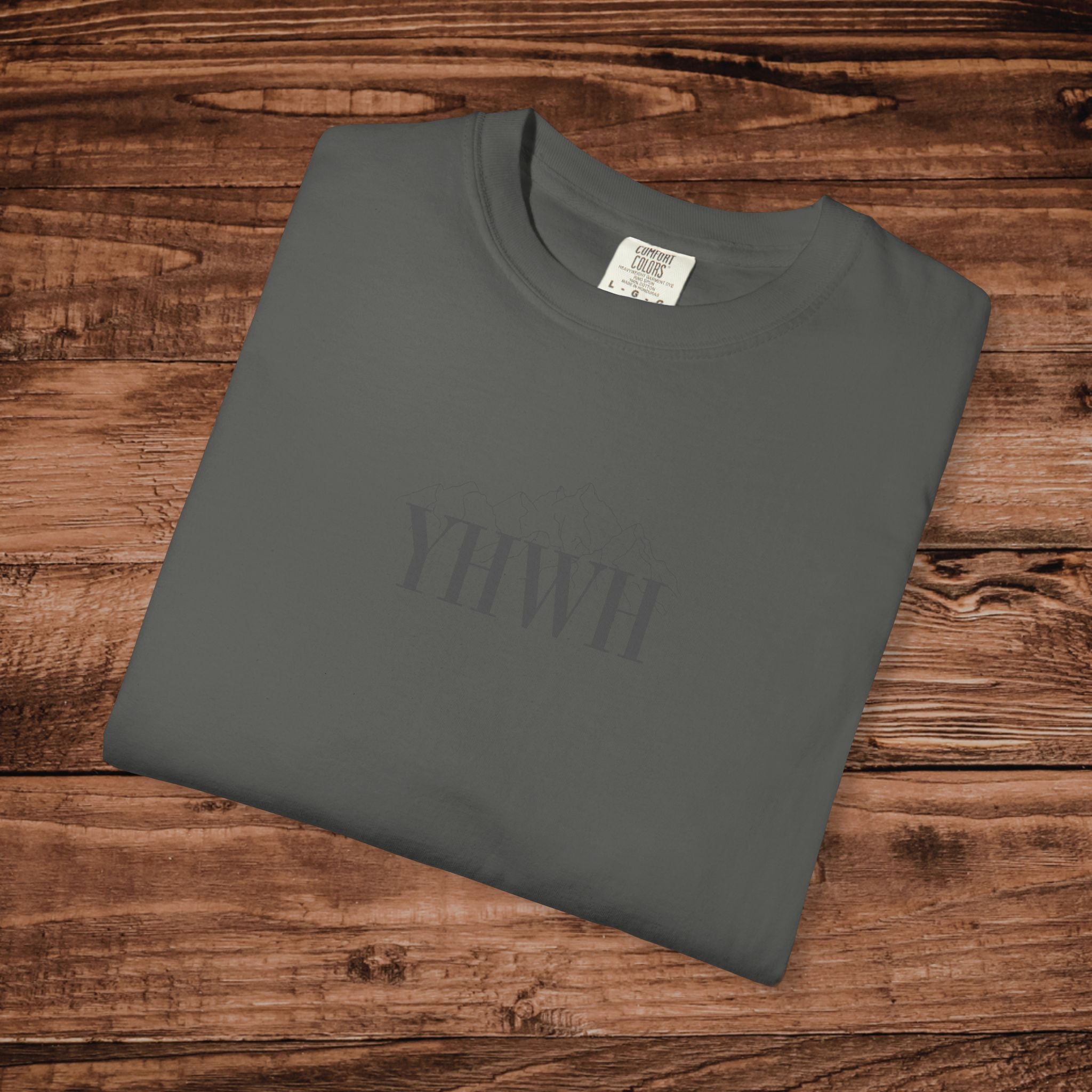 YHWH Shirt, Yahweh Hebrew Tee, Christian Minimalist T-shirt, Names of God Apparel, Biblical Typography Shirt | Faith Based Gift for Women