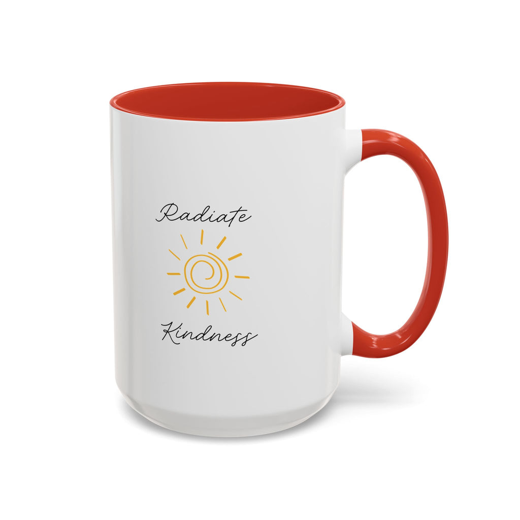 Radiate Happiness Sun Accent Coffee Mug
