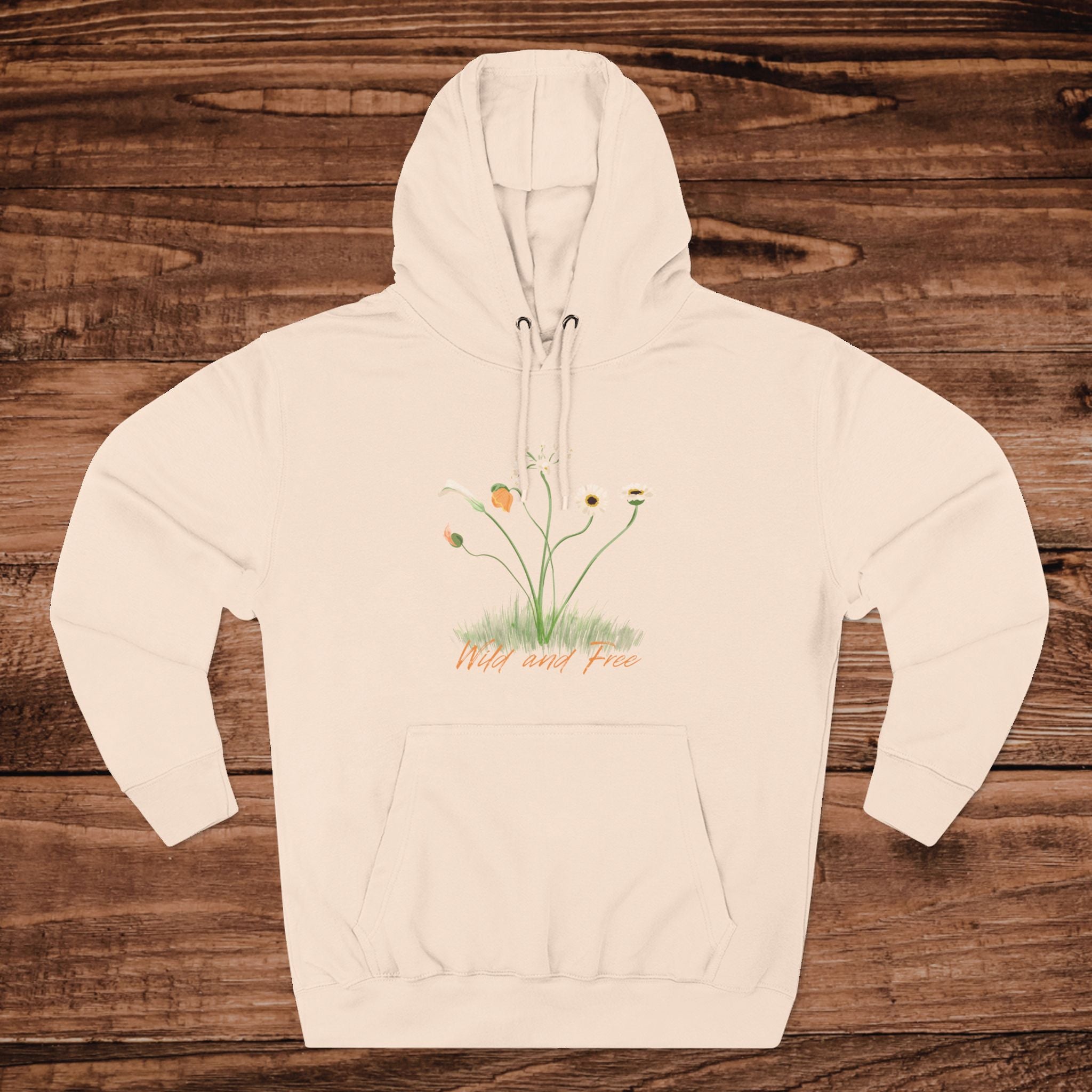 Wild and Free Floral Hoodie