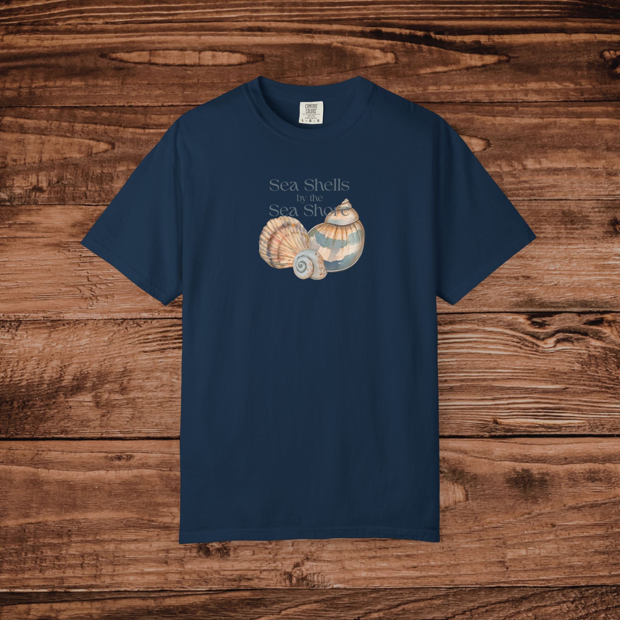 Seashell T-shirt | Coastal Beach Shell Art