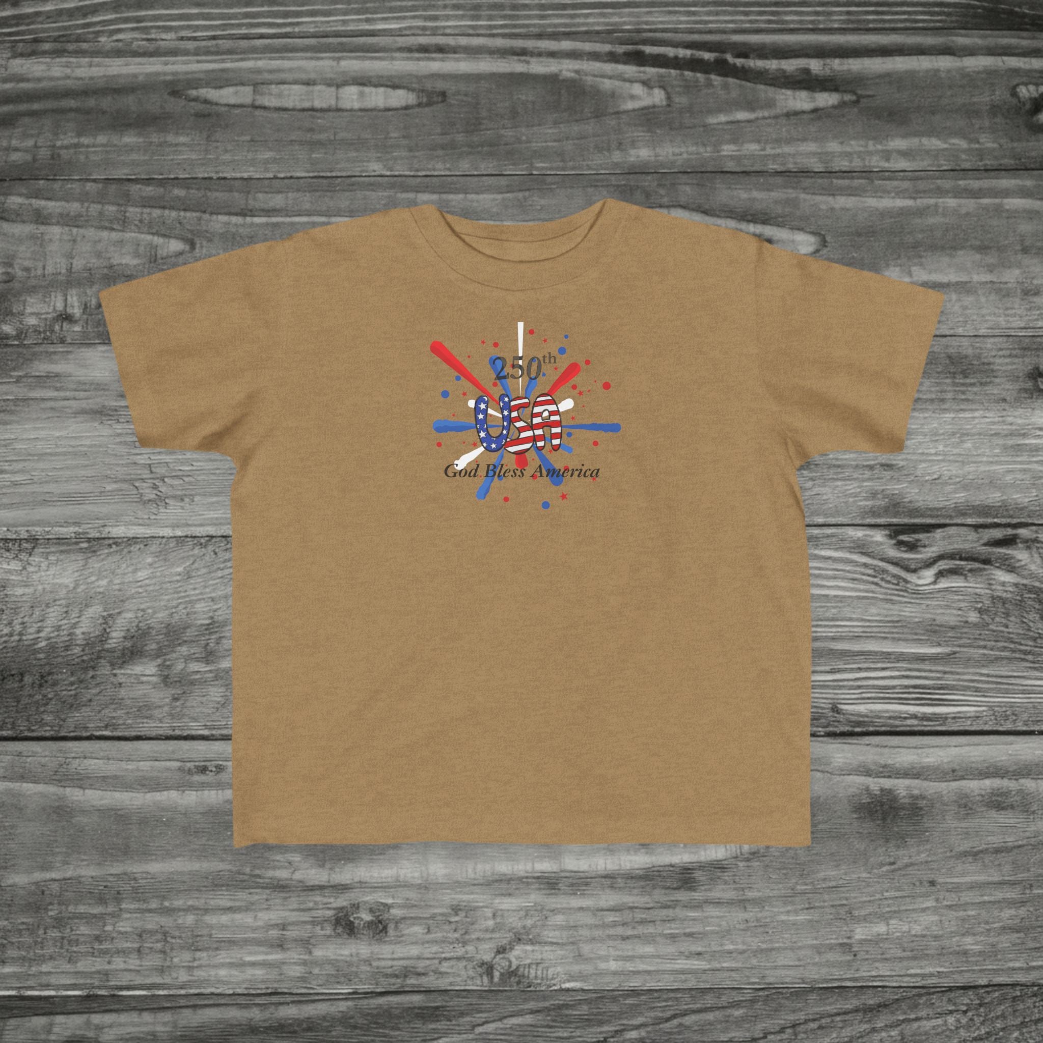 Toddler 250th USA Tee | 4th July Shirt
